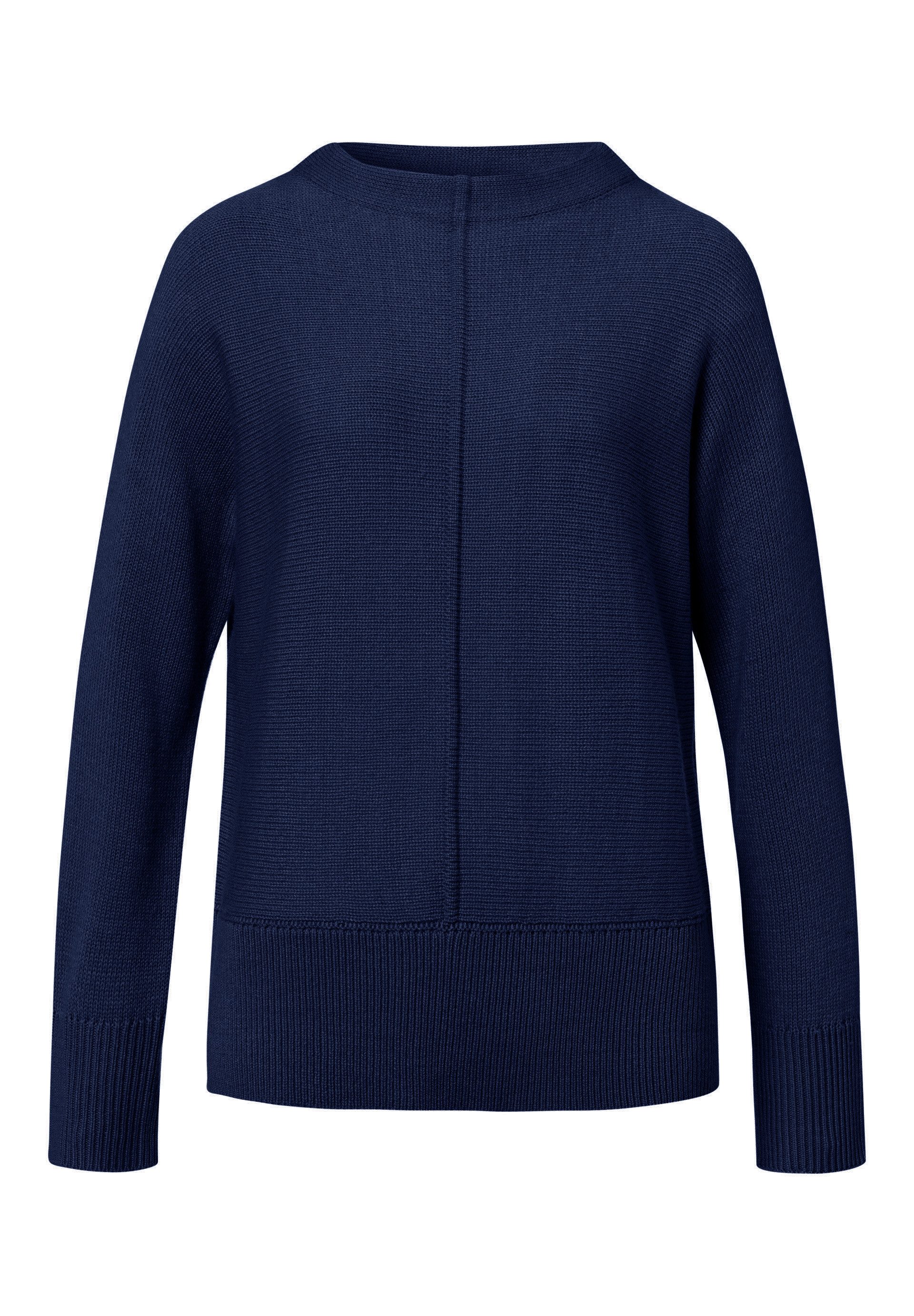 FRANK WALDER Strickpullover mit Mittelnaht