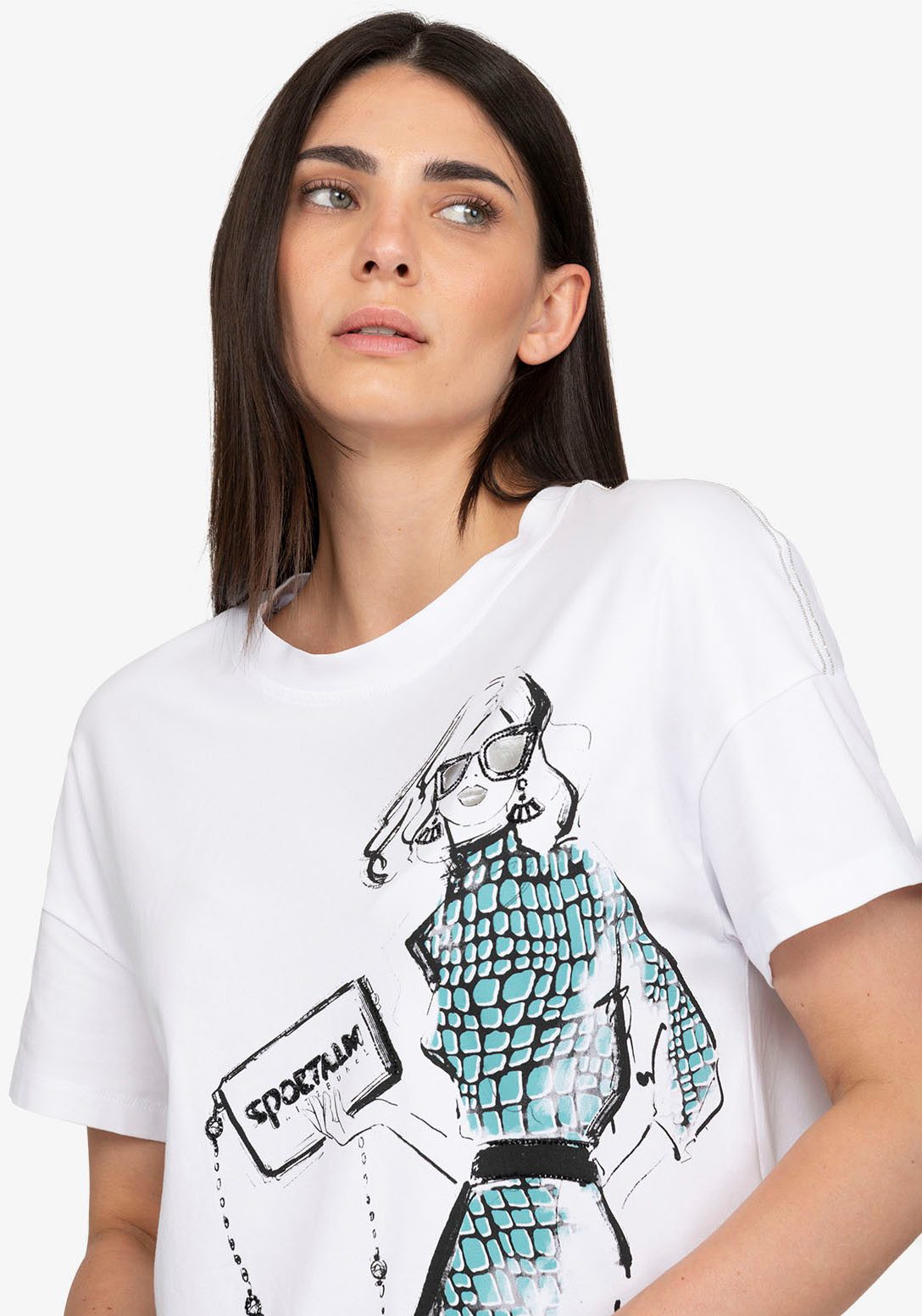 Sportalm Kitzbühel Rundhalsshirt mit Frontprint