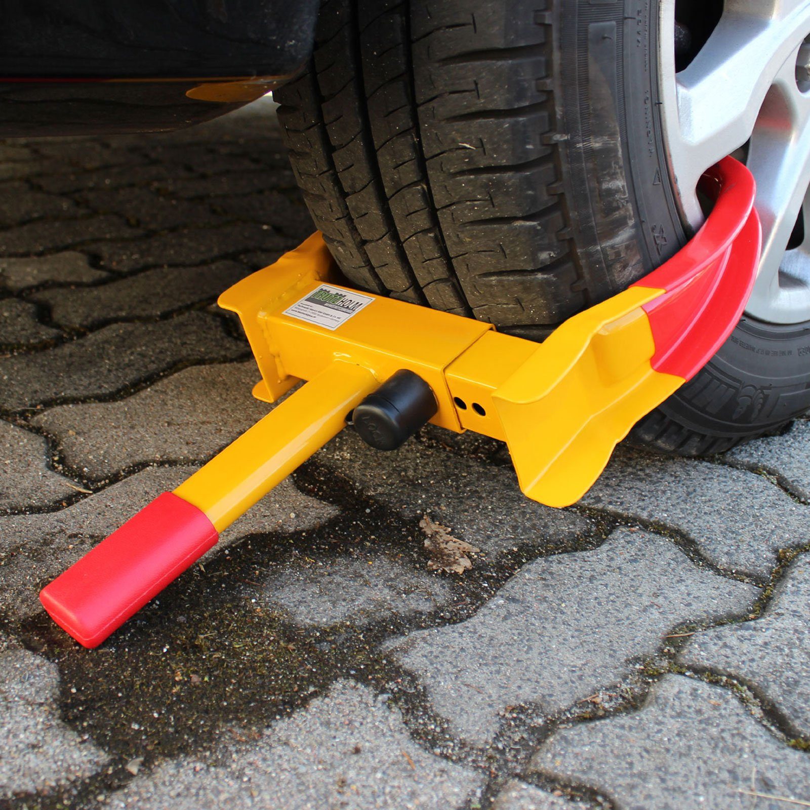 Radkralle Radkralle Parkkralle mit Sicherheitsschloss, Reifenbreite 17-27,5 cm