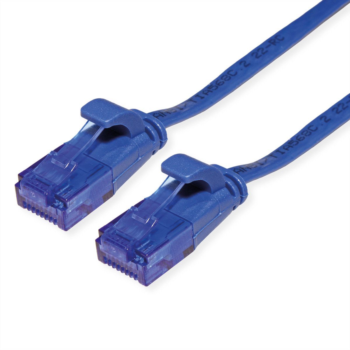 VALUE Patchkabel Cat.6A (Class EA) UTP LAN-Kabel, RJ-45 Männlich (Stecker), RJ-45 Männlich (Stecker) (50.0 cm), extra-flach