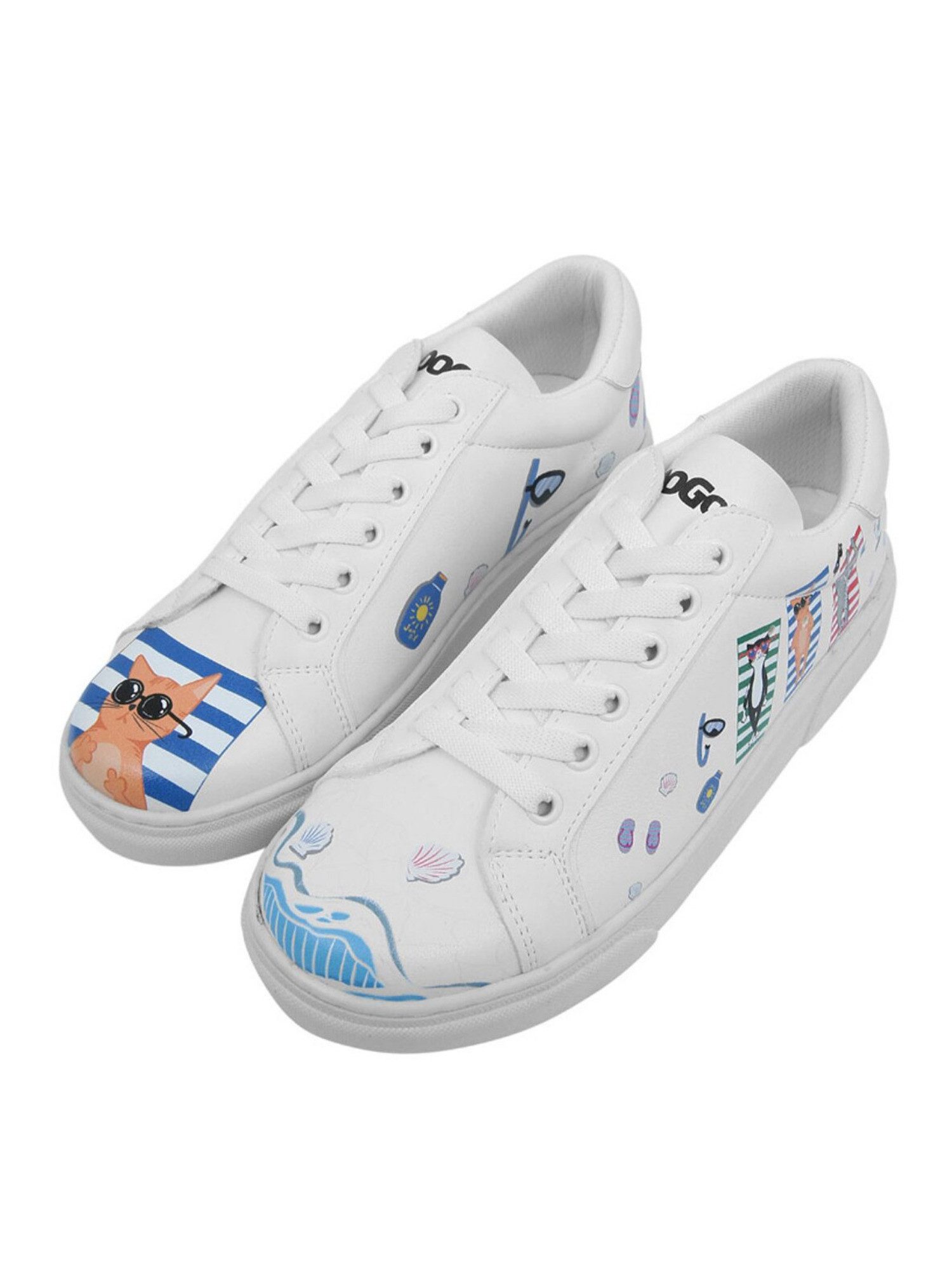 DOGO Ace Low-Top Sneaker You, Me And The Sea Damen Sneaker, Ace Sneaker Handgefertigt