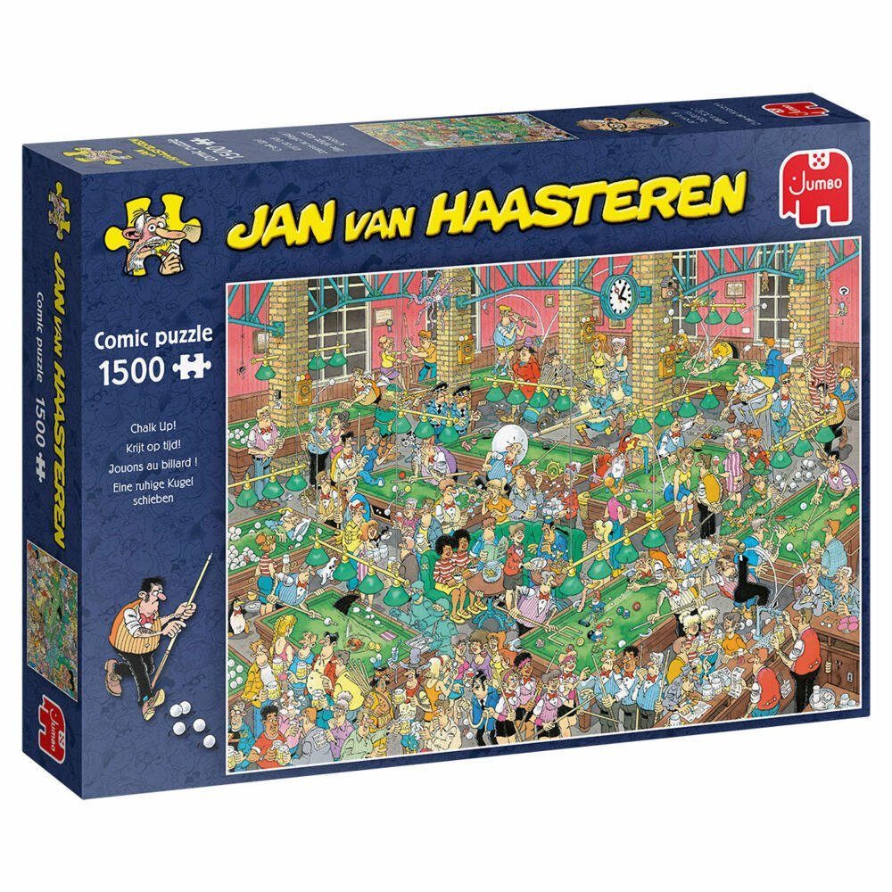 Jumbo 1500 Chalk Spiele Puzzle Jan Haasteren van 1500 Up! Teile, Puzzleteile -