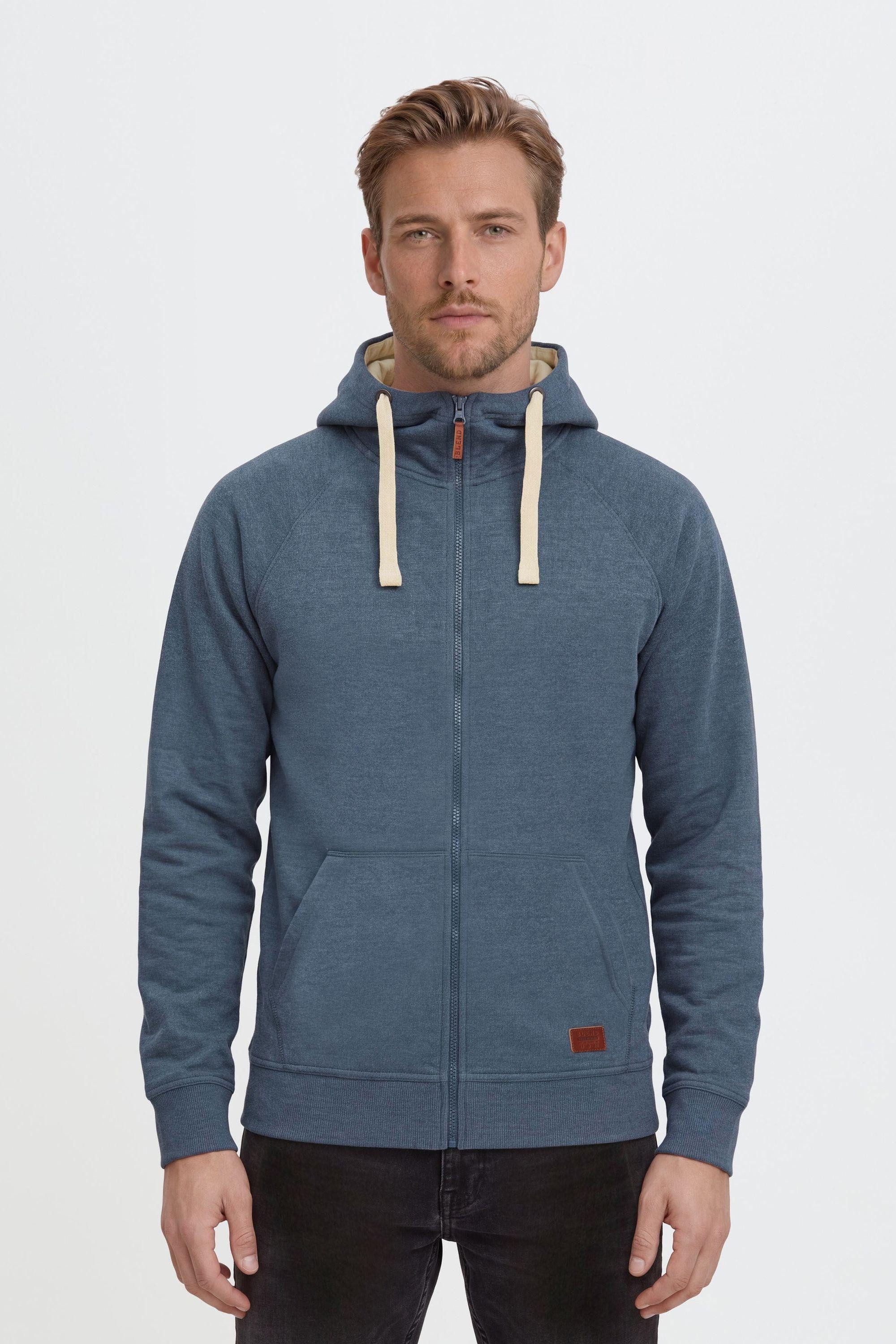 Blend Kapuzensweatjacke BHSpeedy Stilvolle Kapuzensweatjacke mit hochabschließendem Kragen
