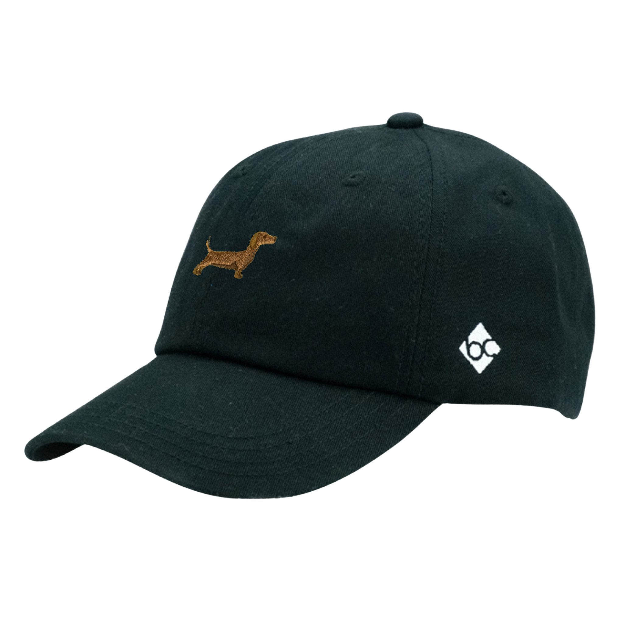 Baseball Cap Bavarian Caps Cap "Dackel" - schwarz (Dadhat) one size