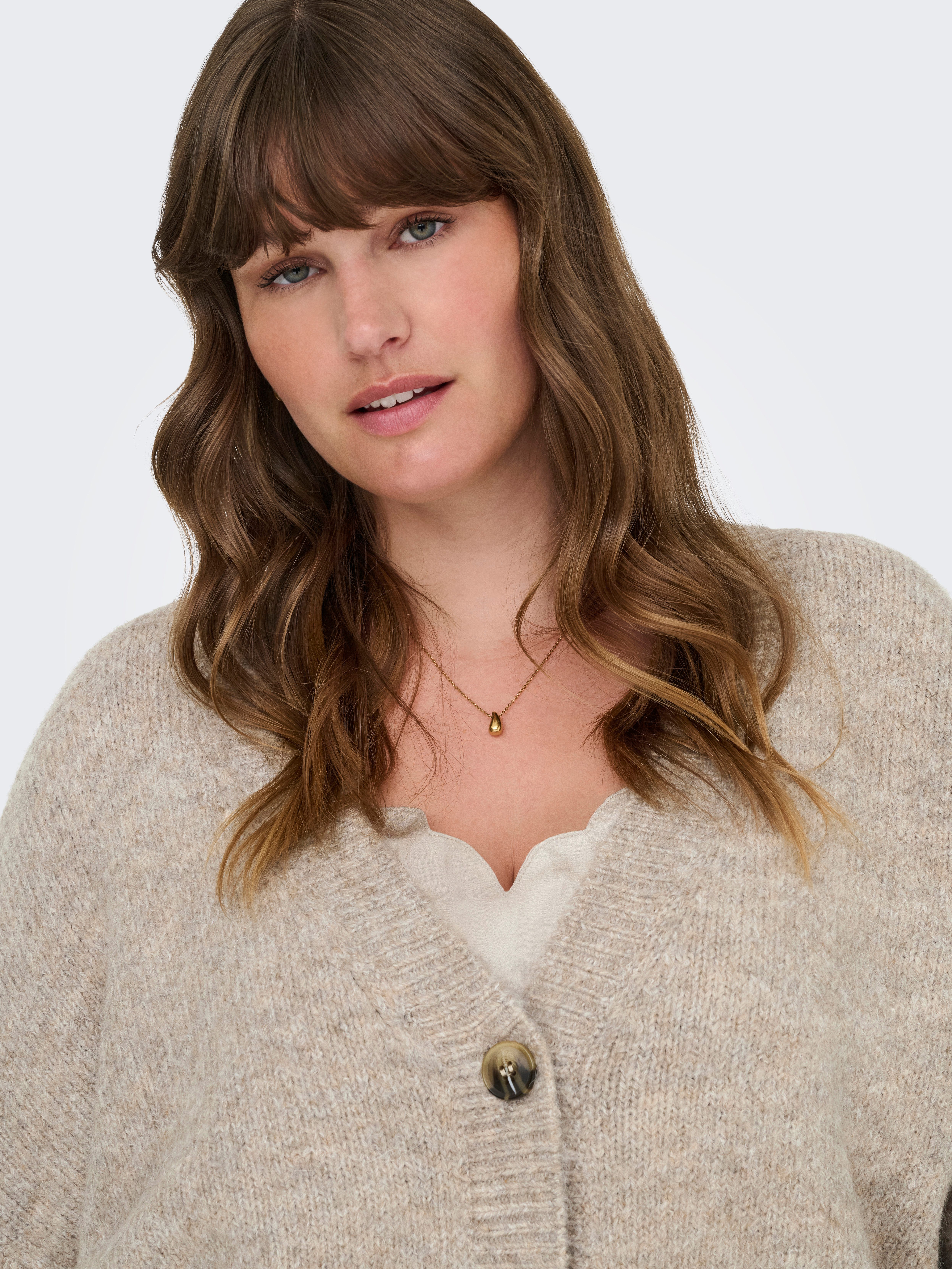 ONLY CARMAKOMA Strickjacke CARZOEY L/S CARDIGAN KNT NOOS
