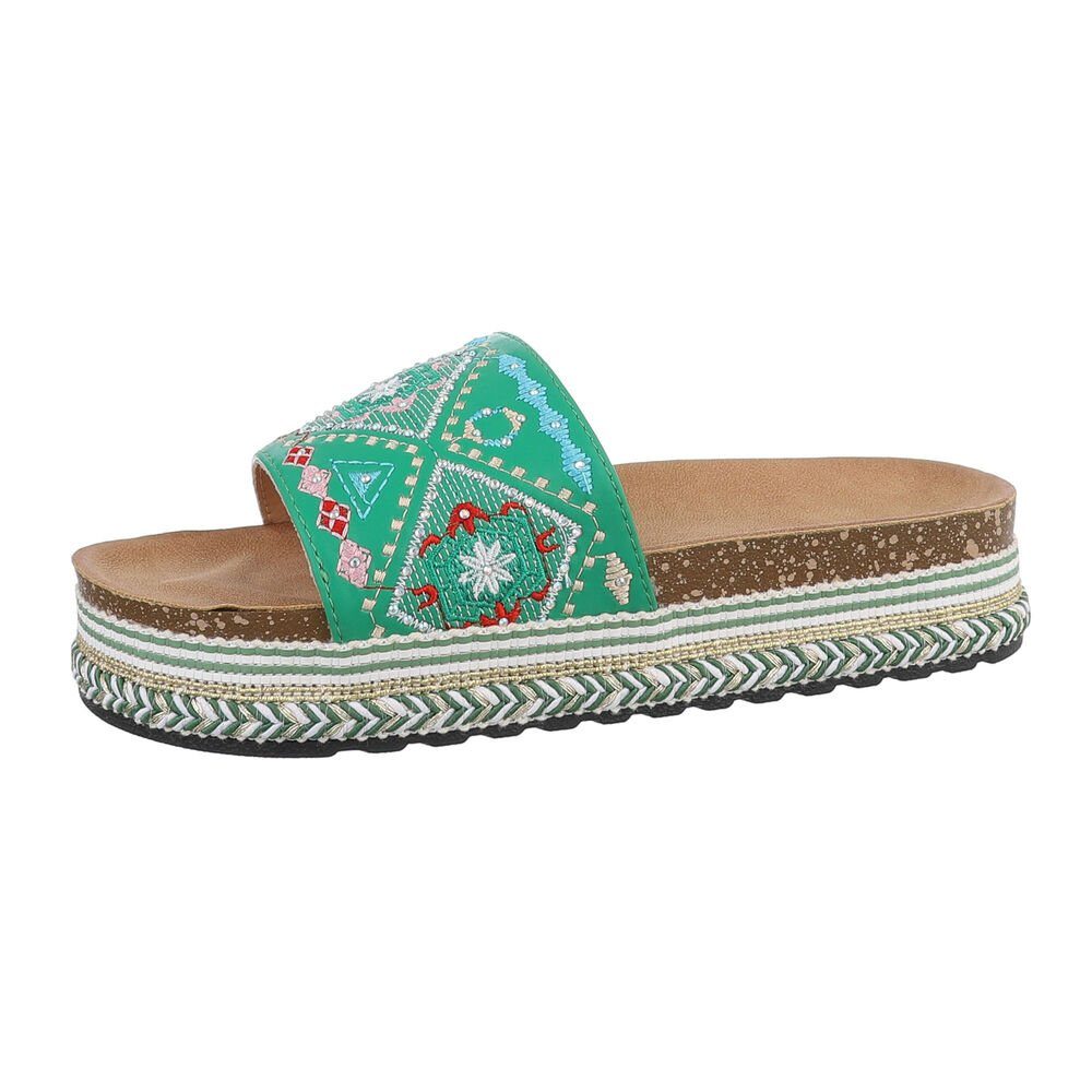 Ital-Design Damen Mules Freizeit Plateausandaletten (85698094) günstig online kaufen