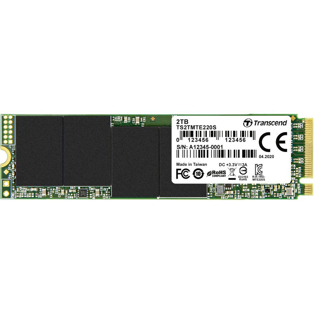 Transcend Transcend 220S 2 TB Interne M.2 PCIe NVMe SSD 2280 M.2 NVMe ...