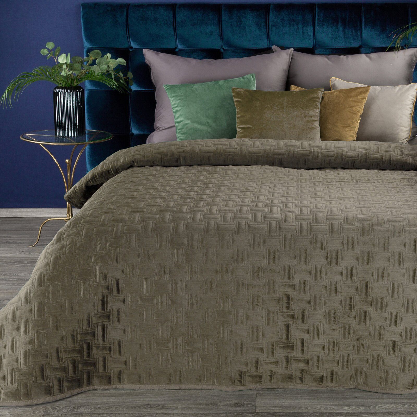 Eurofirany Tagesdecke RIA, Elegante Tagesdecke Velvet günstig online kaufen