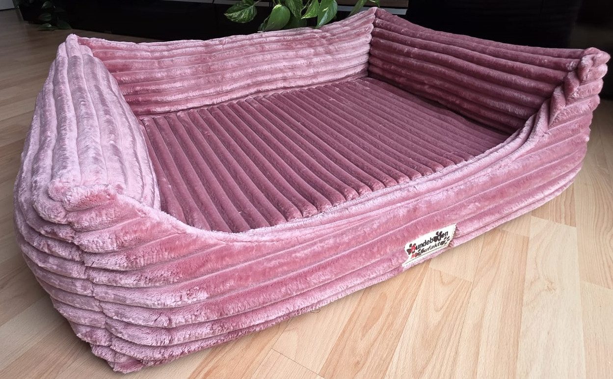 Hundebettenmanufaktur Hundekorb Orthopädisches Hundesofa Hundebett Cord Ort günstig online kaufen
