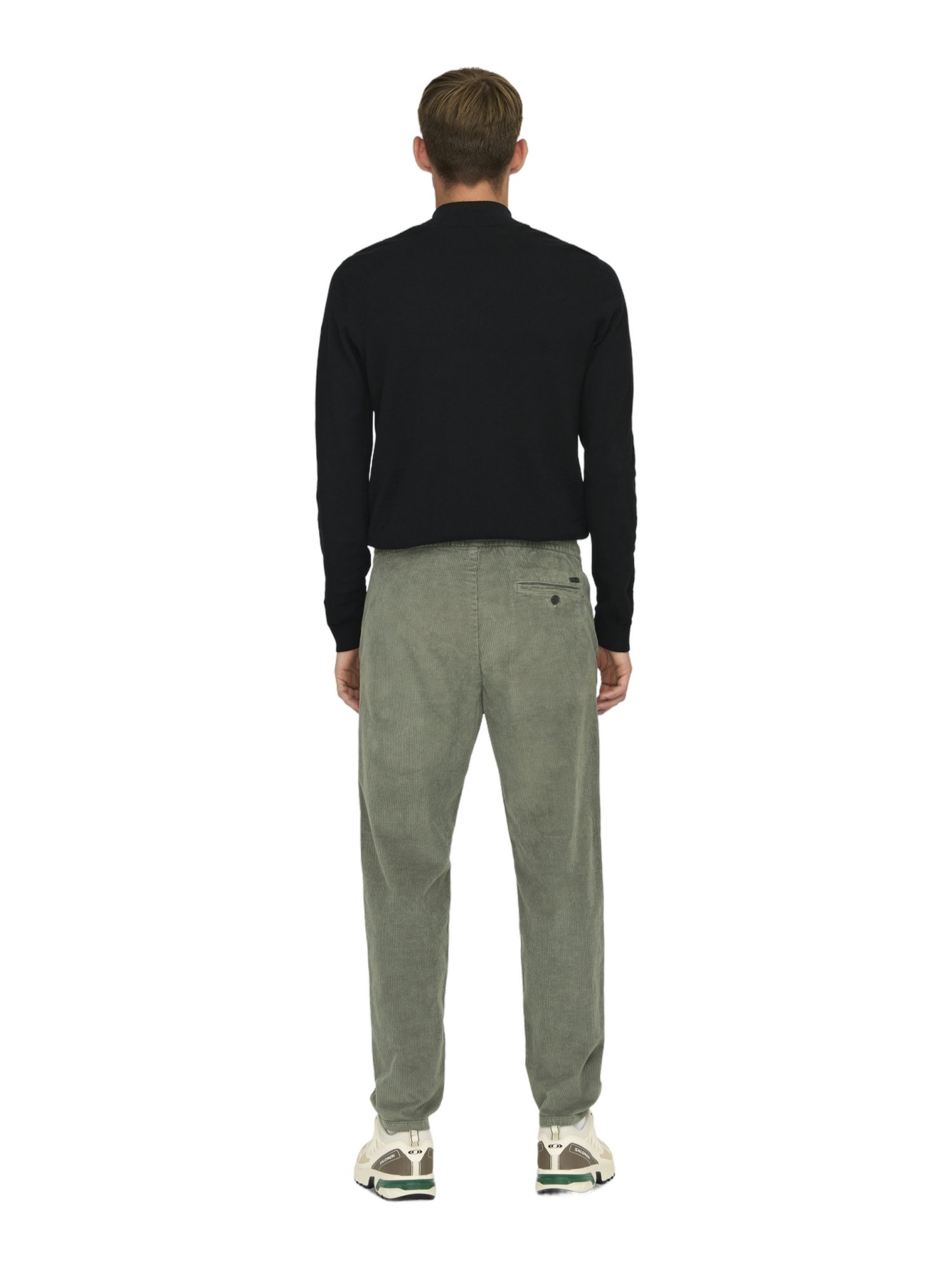 ONLY & SONS Stoffhose 2027-4 AW (NOOS) (VD) grün,Casual,Baumwolle,Strukturiert,Regular Fit,Mittel – Bild 5 von 5