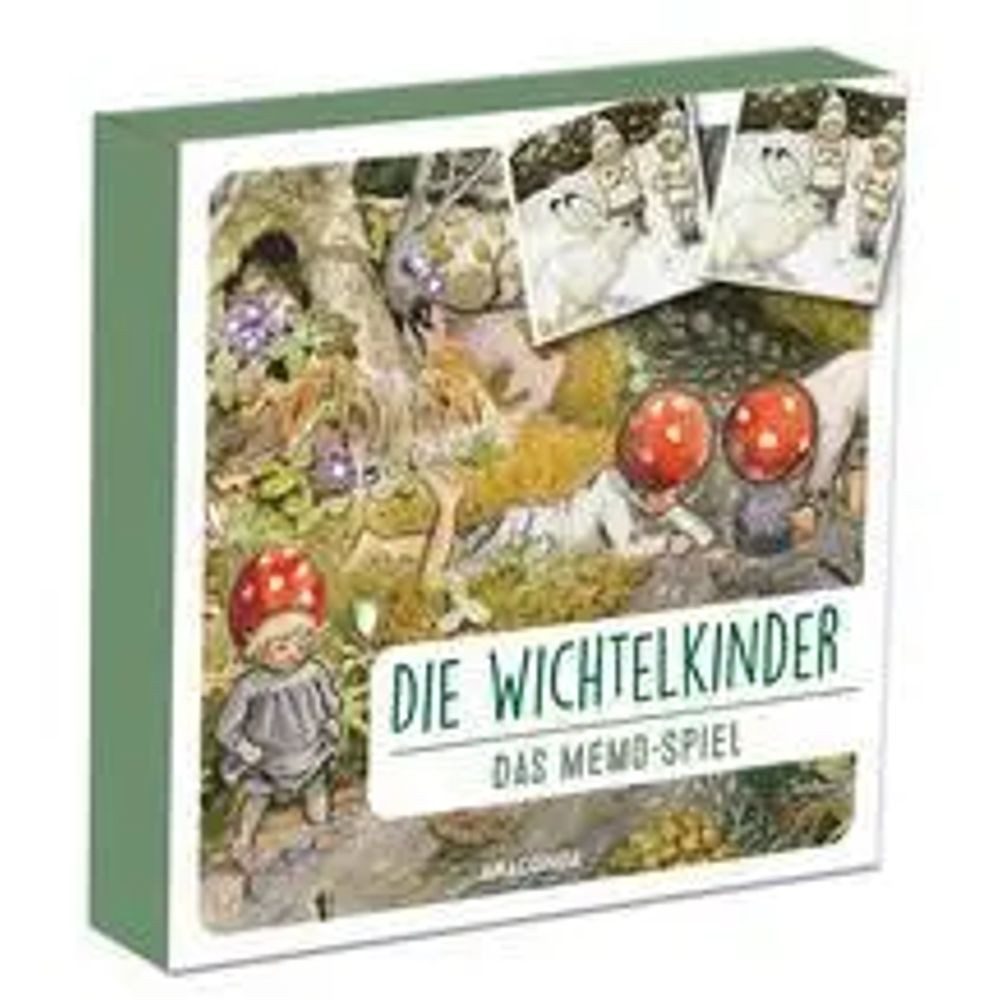 Anaconda Spiel Die Wichtelkinder - Memospiel mit 40 Karten -