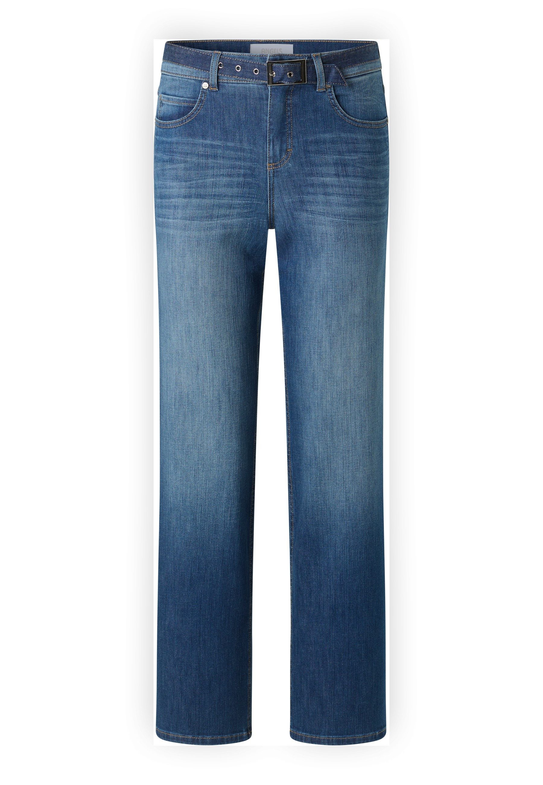 ANGELS Stretch-Jeans ANGELS LARA CITY mid blue used 350 2964.3358 - WEST COAST DENIM