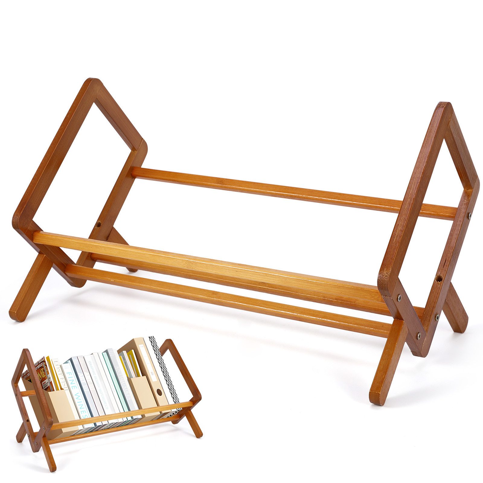 BlingBin Bücherregal Schreibtisch-Bücherregal, Organizer, Aufbewahrungsrega günstig online kaufen