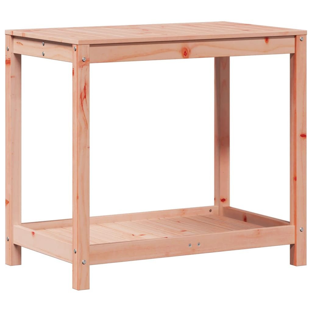 vidaXL Pflanztisch Pflanztisch mit Ablage 82,5x50x75 cm Massivholz Douglasie Anzucht