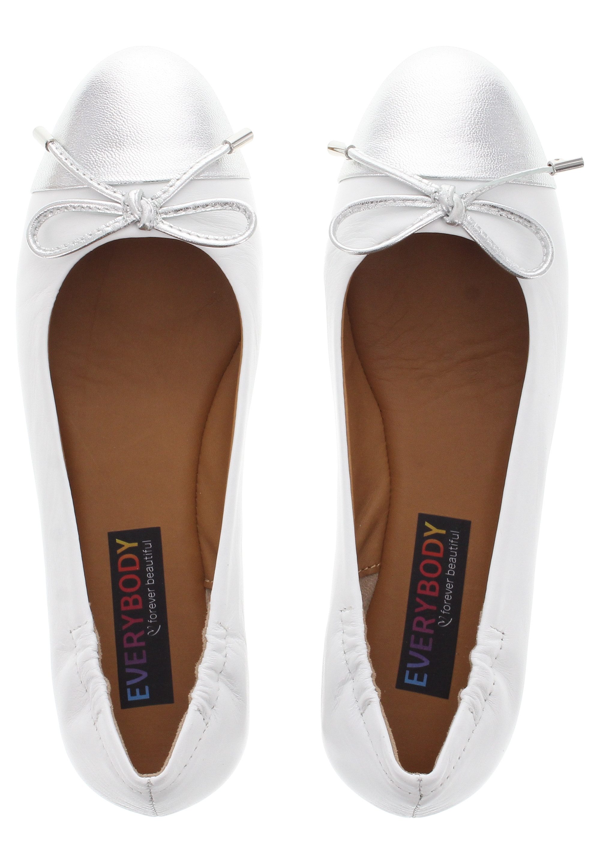 Everybody ARIANNA - edle Ballerinas mit Schleife Slipper