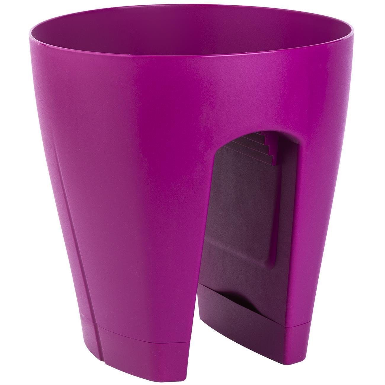 Engelland Blumentopf Geländertopf mit Wasserauffangschalen (Vorteils-Set, günstig online kaufen