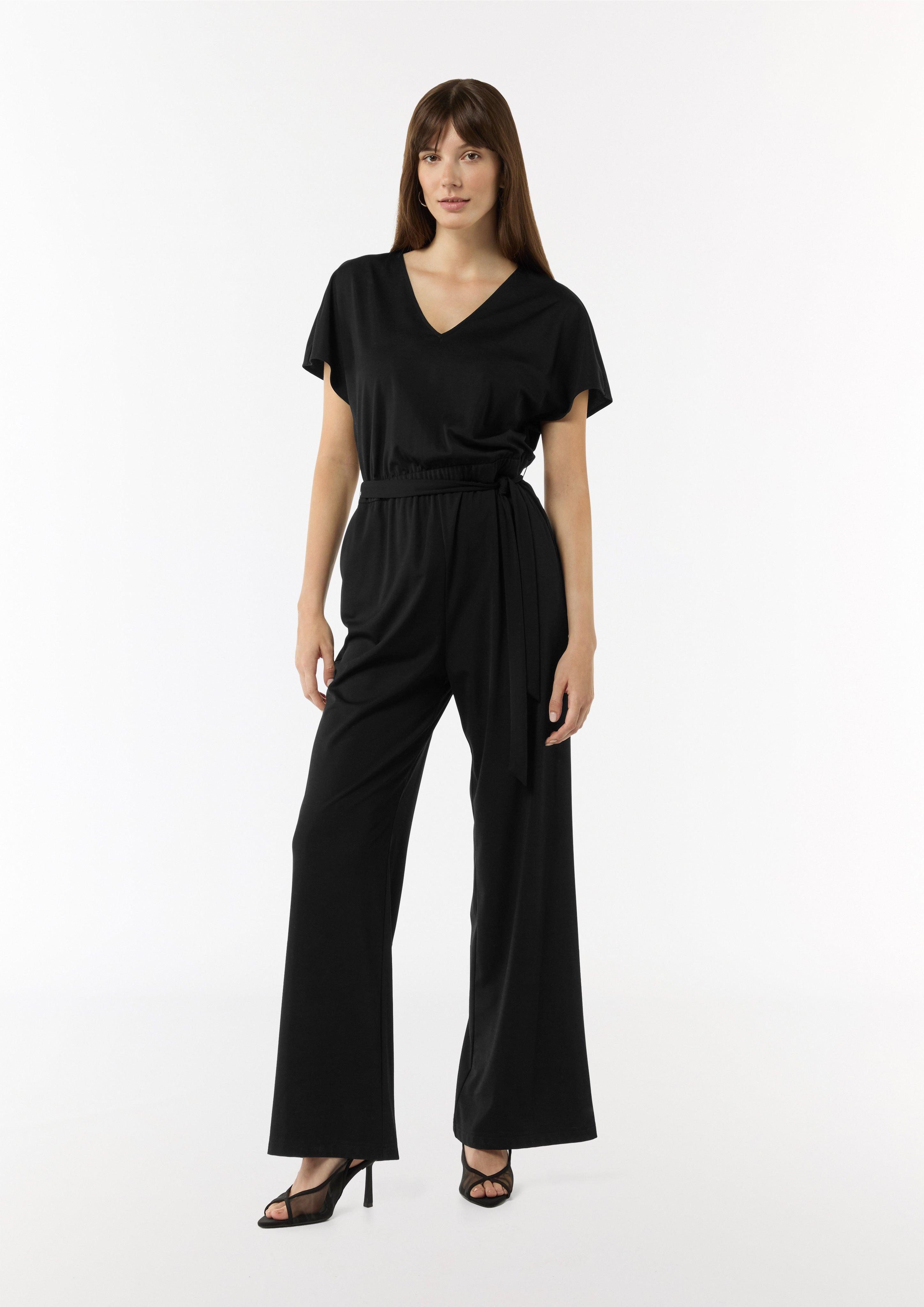 Comma Overall Jersey-Overall mit Taillengürtel im günstig online kaufen