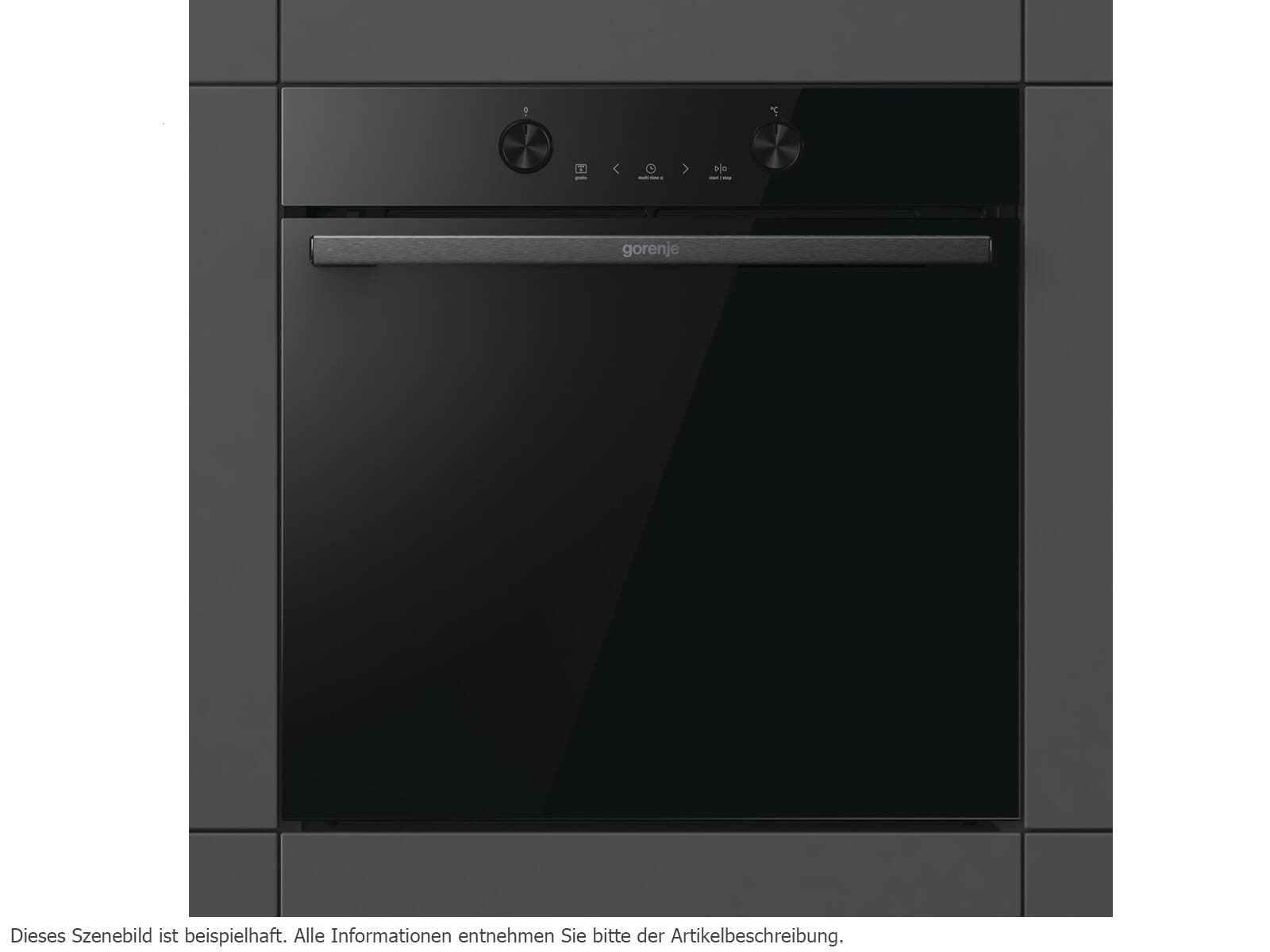 GORENJE Einbaubackofen, mit kein Auszug vorhanden, Pyrolyse-Selbstreinigung
