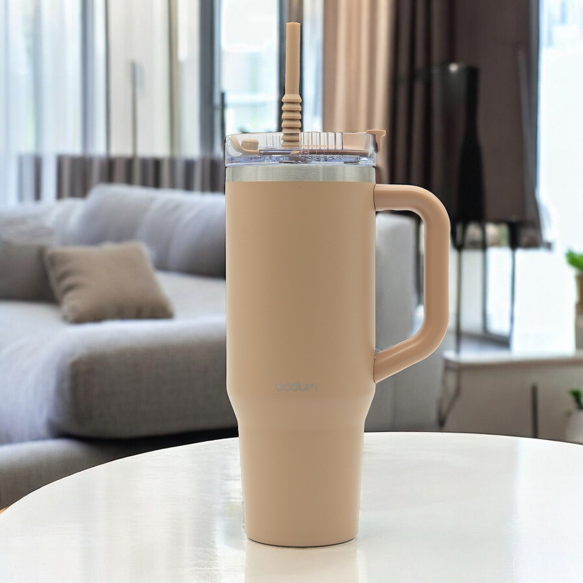 Bodum Isolierkanne bodum Thermobecher mit Strohhalm Heiß & Kalt Isolierbecher to Go