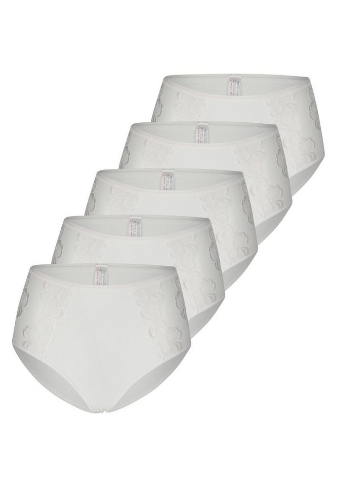 Nina Von C. Taillenslip 5er Pack Basic (Spar-Set, 5-St) Taillen Slip - Baumwolle - Atmungsaktiv