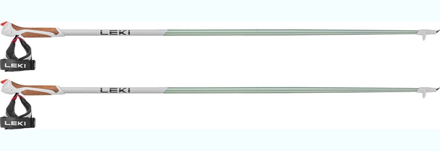 Leki Nordic-Walking-Stöcke Passion GRÜN-WEIß