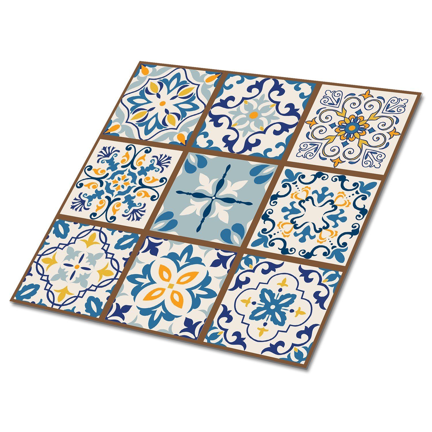 Tulup Vinylfliesen Selbstklebende Fliesen Platten 30 cm x 30 cm Wandpaneele günstig online kaufen