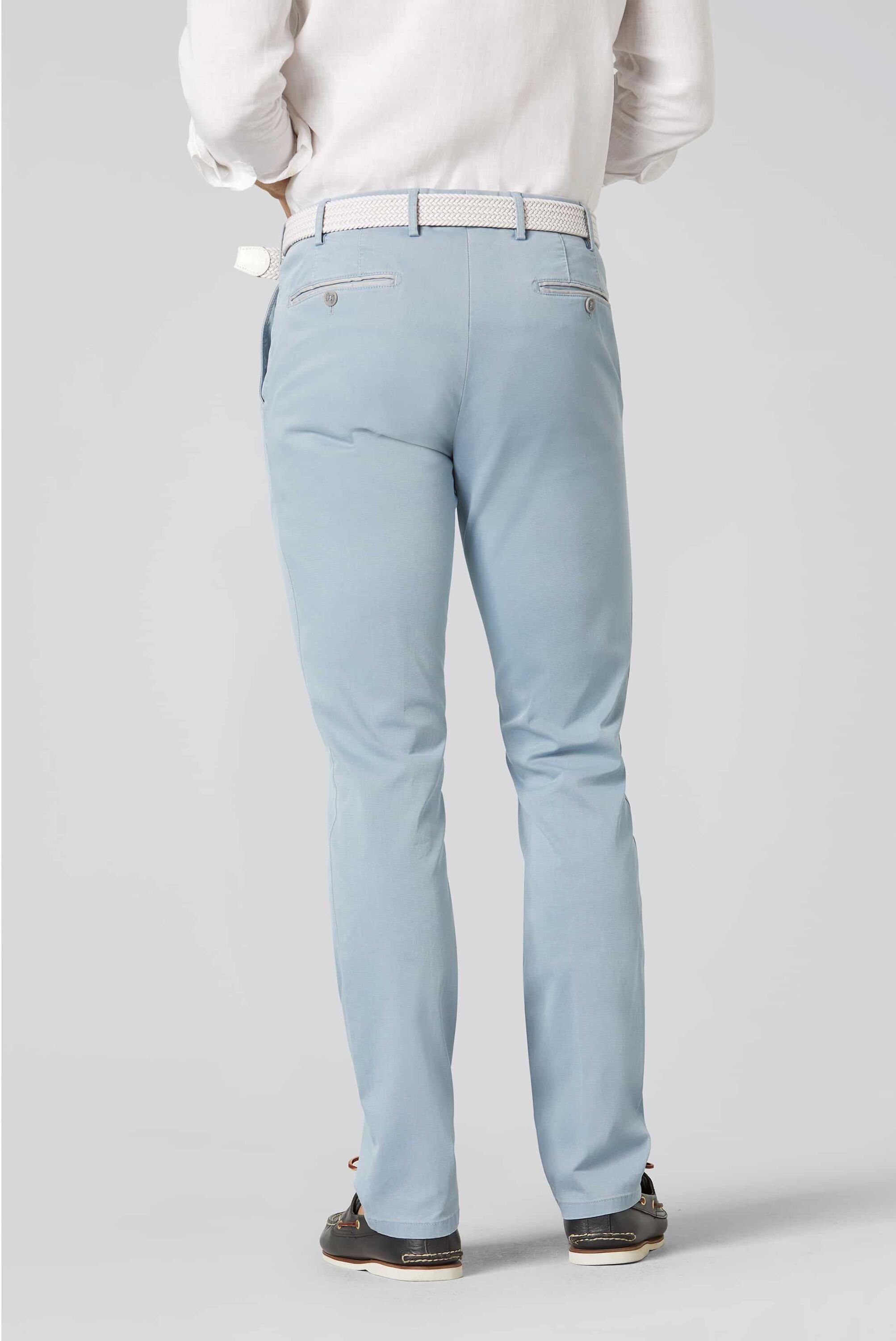 MEYER Stretch 2-Way BONN Chinohose mit BLAU