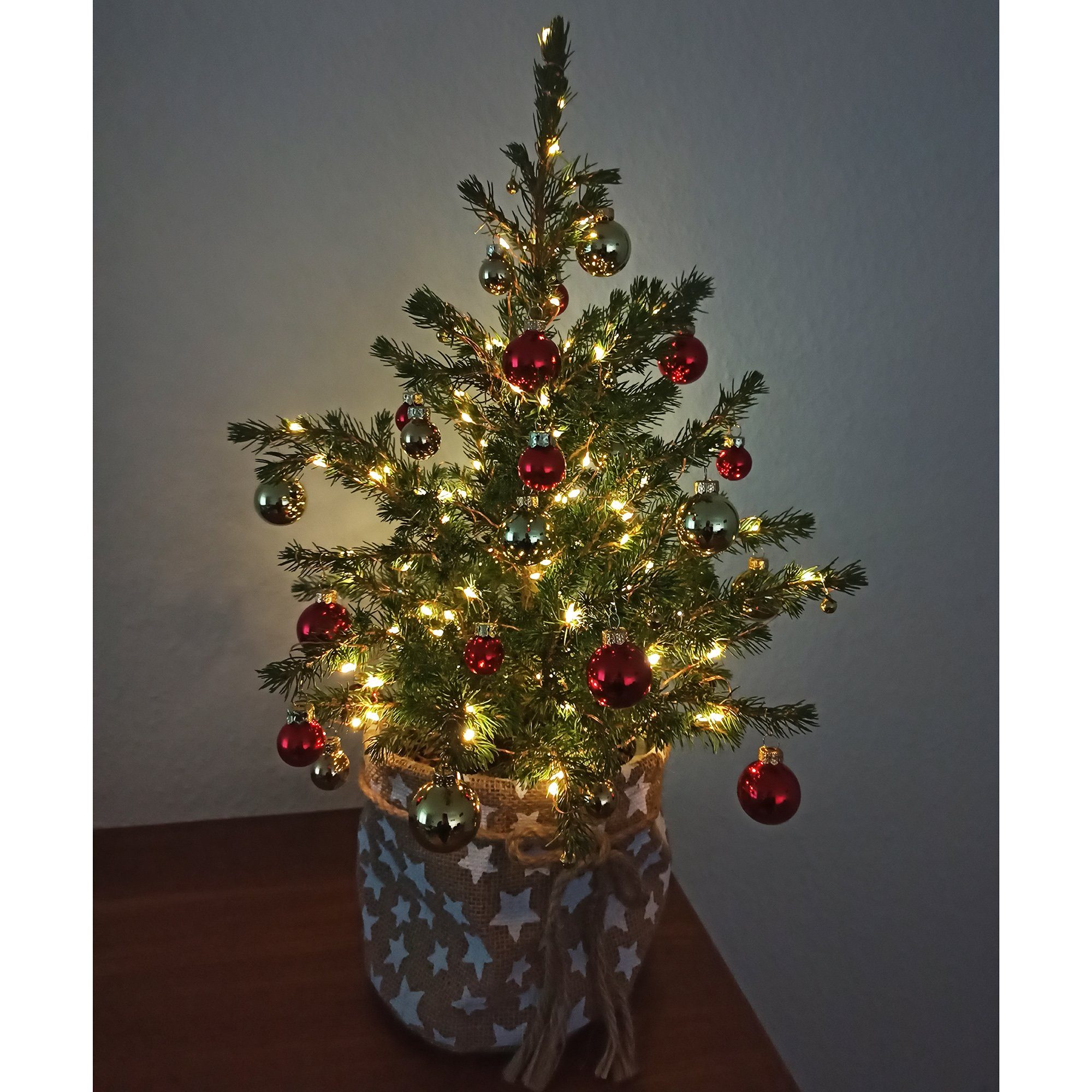 - aus Ø Baumkugeln Annastore Stück Glas Kamelia Baumschmuck, cm 18 Weihnachtsbaumkugel Christbaumschmuck cm/3 2 Christbaumkugeln, - Kleine