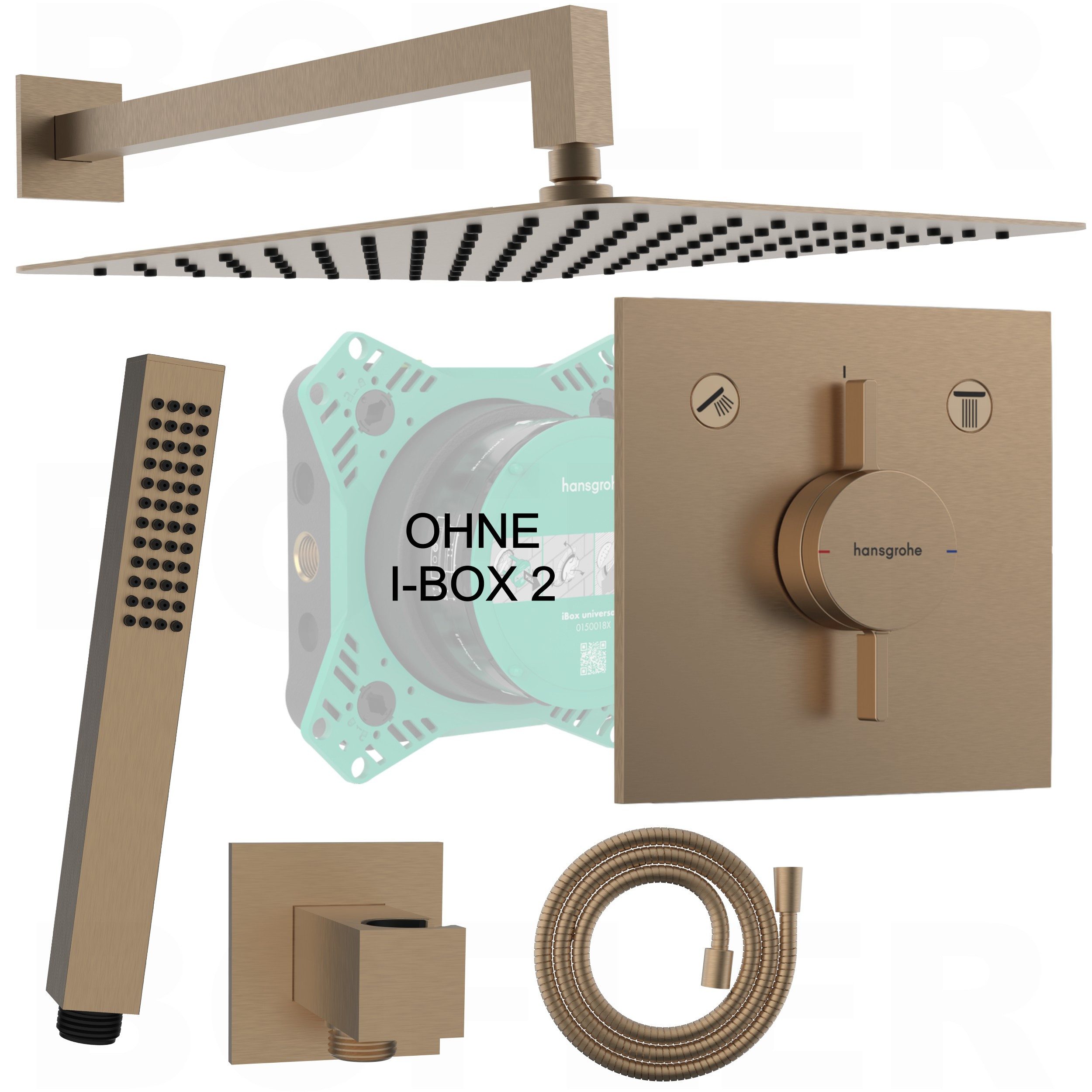 hansgrohe Duscharmatur DuoTurn E Unterputz Mischer für zwei Verbraucher (Un günstig online kaufen