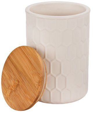 WENKO Vorratsdose Modell Maya, Keramik, (1-tlg), Frischhaltedose für Lebensmittel und Vorräte, luftdichter Deckel
