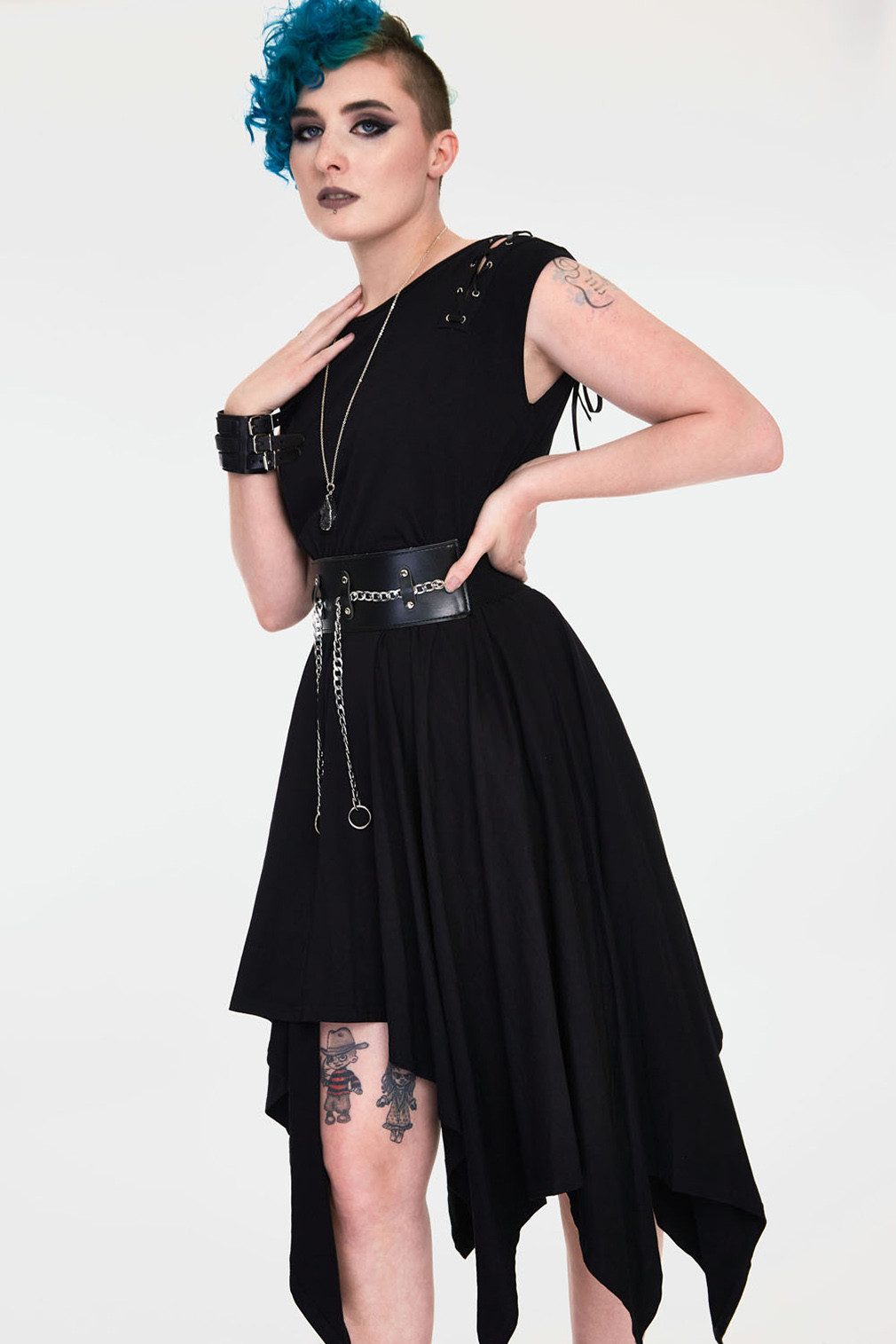 Jawbreaker Midikleid Vampire Midi Dress Gothbottom günstig online kaufen
