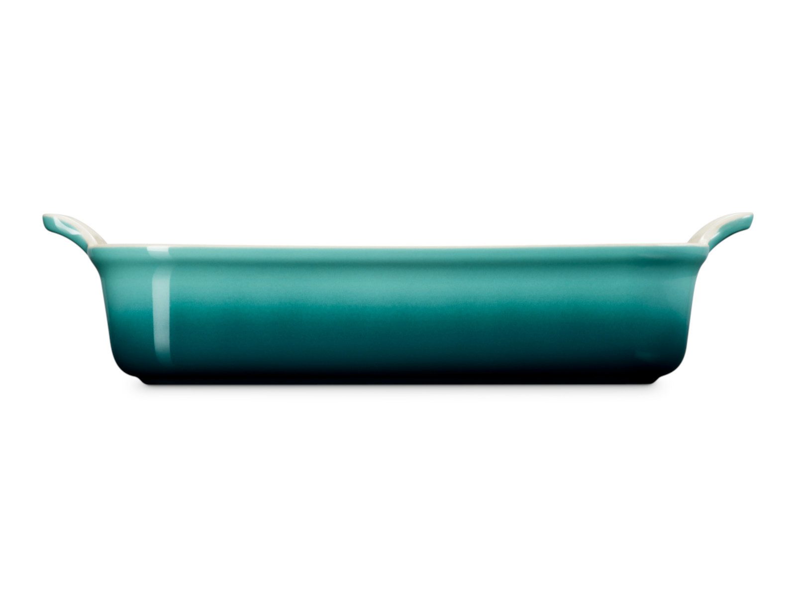 LE CREUSET Backform Backform Tradition rechteckig bleu riviera 23cm