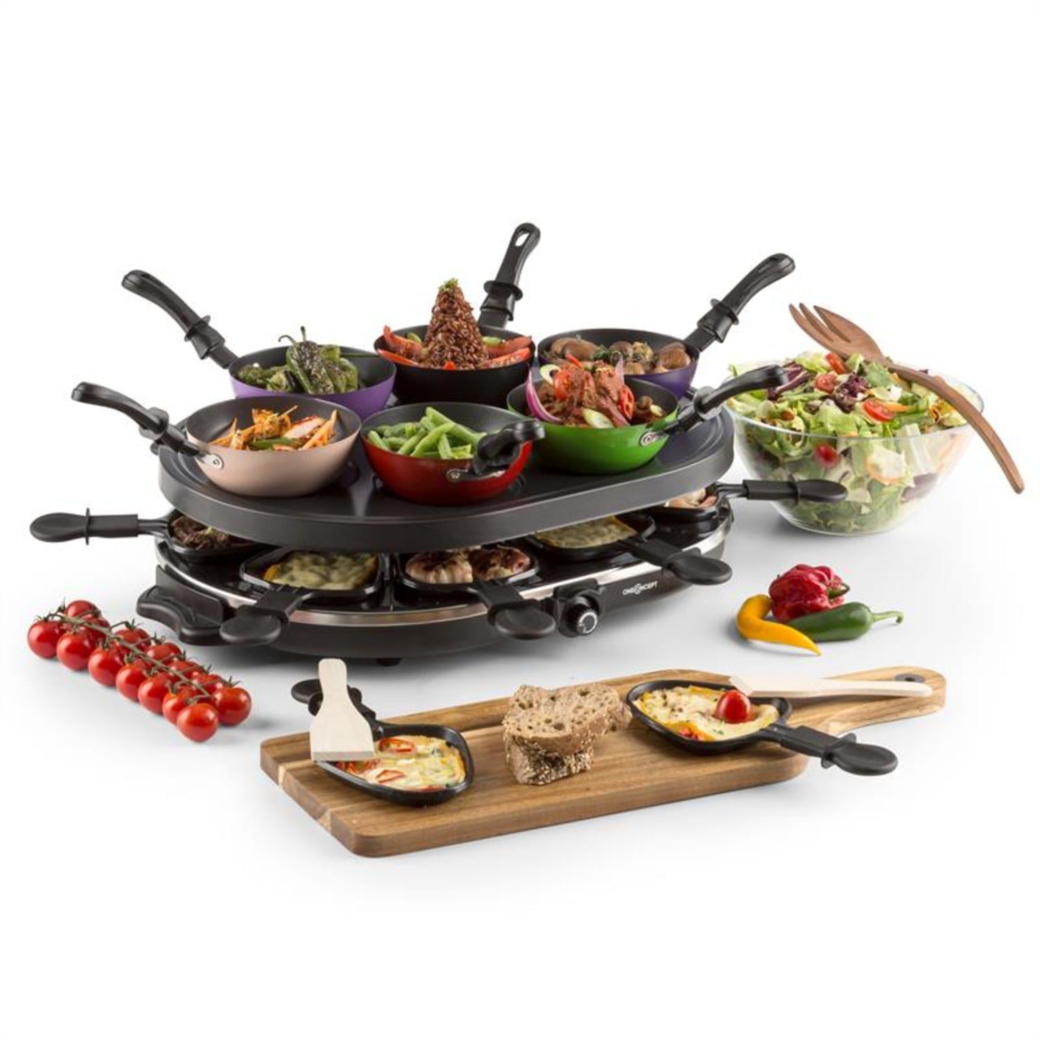 ONECONCEPT Kontaktgrill Woklette, 1200 W