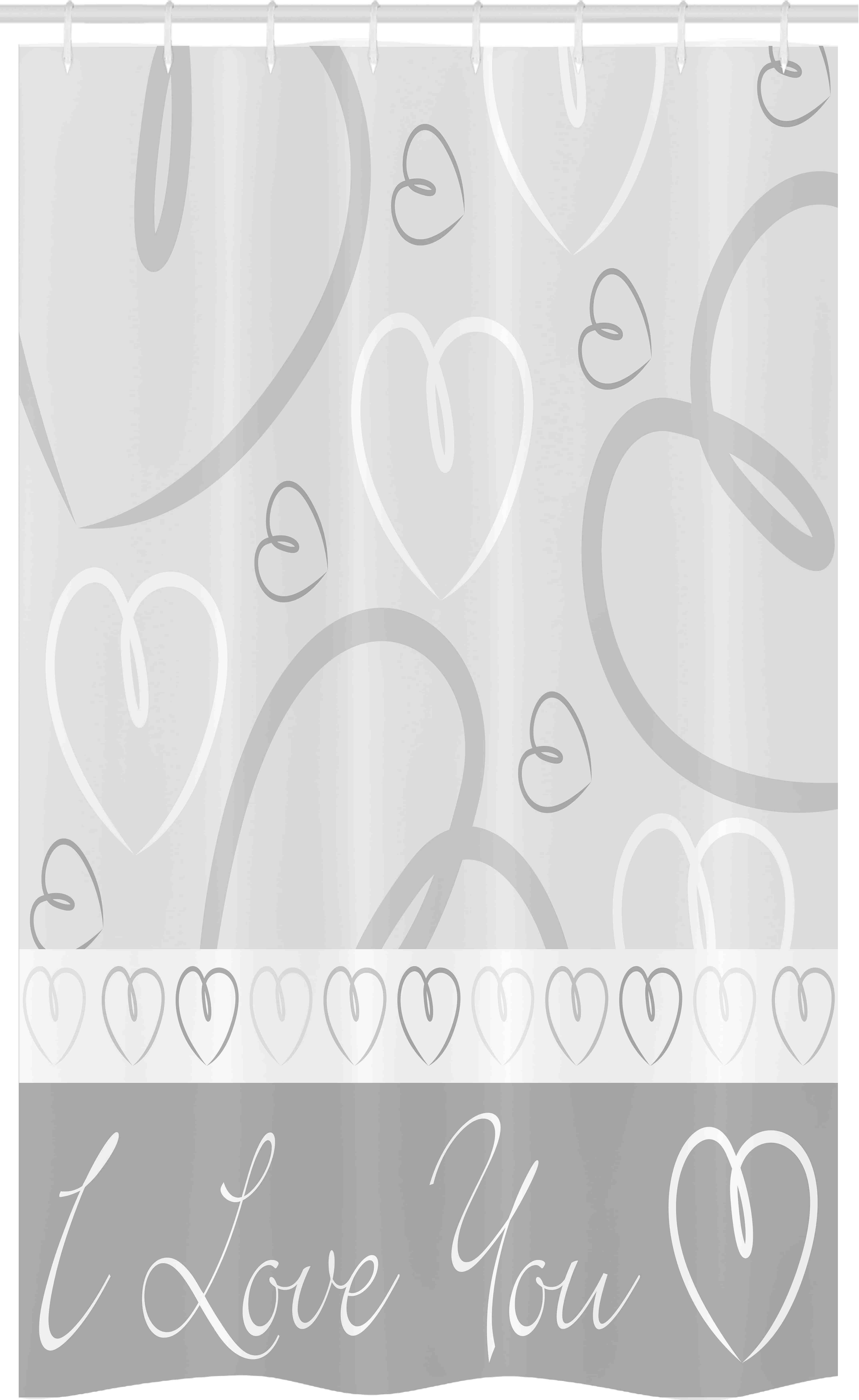 Abakuhaus Duschvorhang Badezimmer Deko Set aus Stoff mit Haken Breite 120 c günstig online kaufen