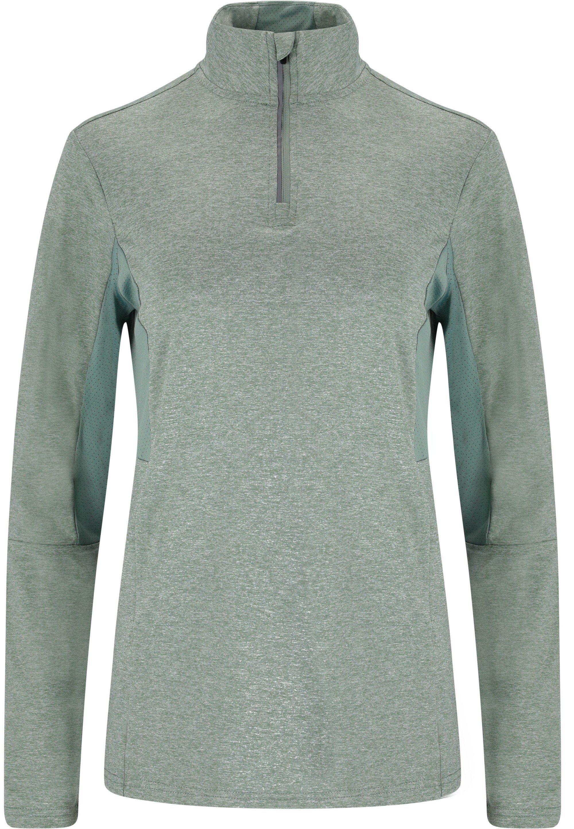 JOCEE W mint mit ENDURANCE Midlayer Details (1-tlg) Langarmshirt reflektierenden