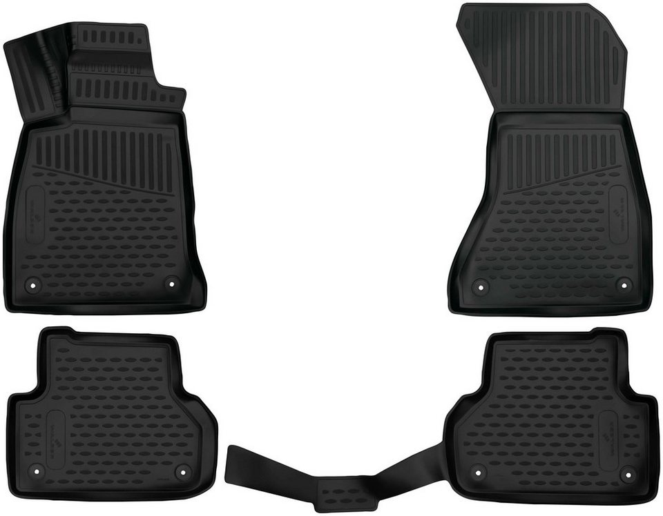 WALSER Passform-Fußmatten (4 St), für Audi A5 Sportback Allrad 06/2016 -  Heute