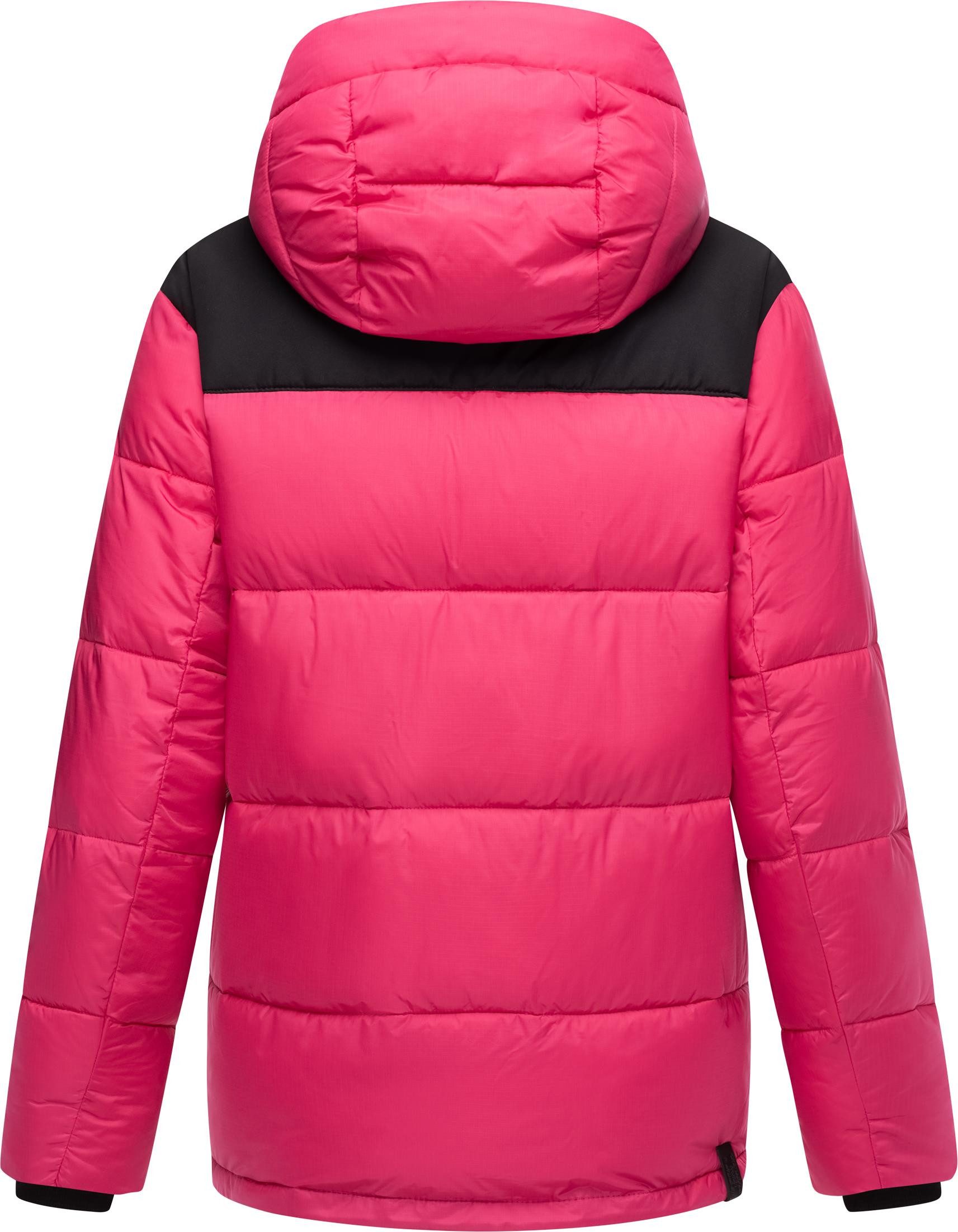 Ragwear Anorak Wikesh stylische Winter Steppjacke mit Colourblocking