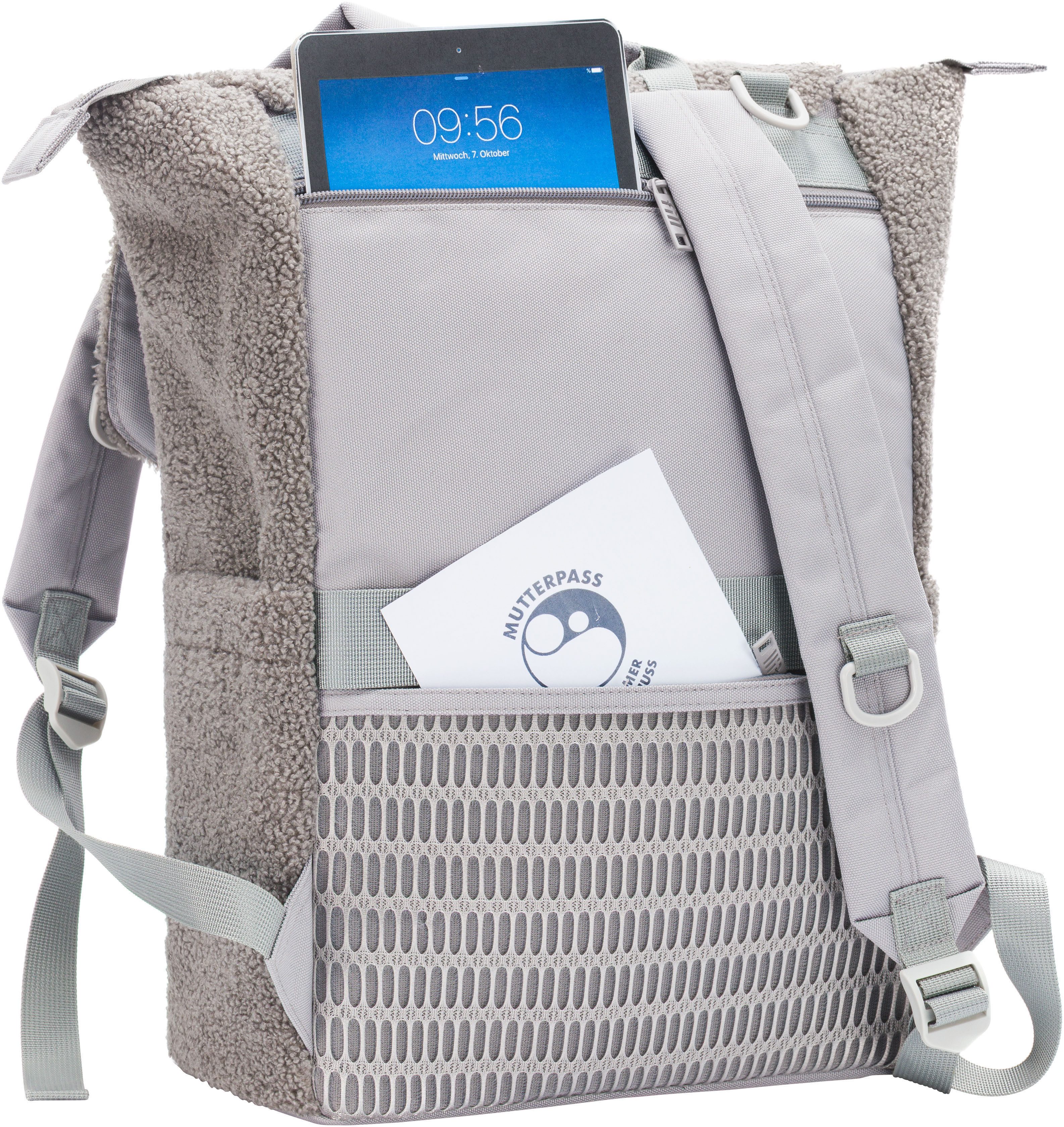 Fillikid Wickelrucksack Teddy, inkl. Wickeltunterlage