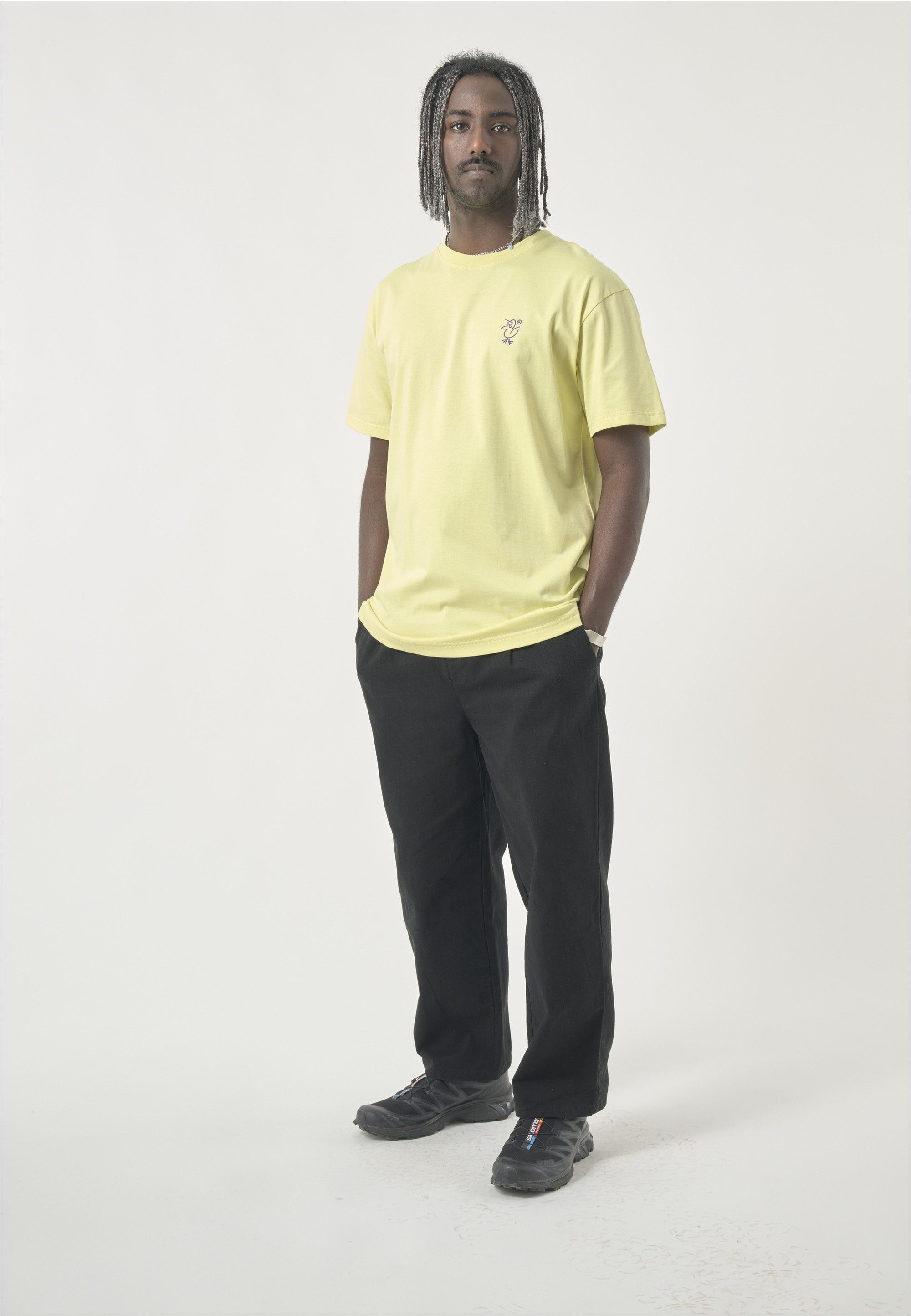 Cleptomanicx T-Shirt Sketch Gull mit lockerem günstig online kaufen