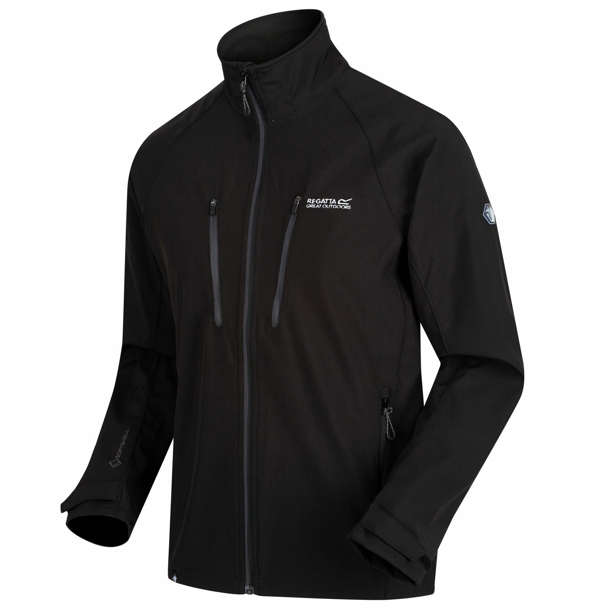 Regatta Softshelljacke Nielson IV wind- und wasserabweisend Black