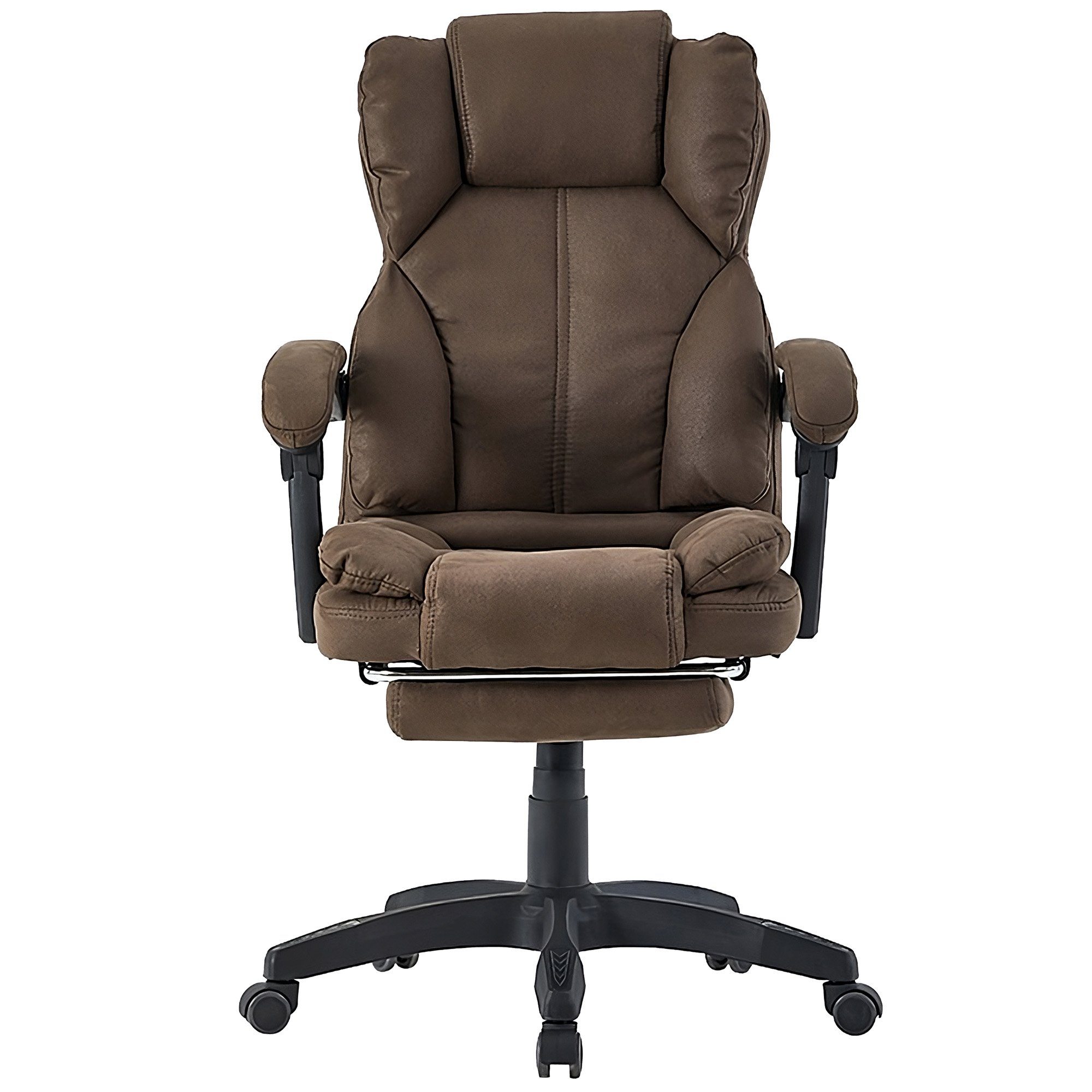 TRISENS Chefsessel Fabio (1 Stück), Chefsessel mit Fußstütze, extra Polsterungen und Relaxposition