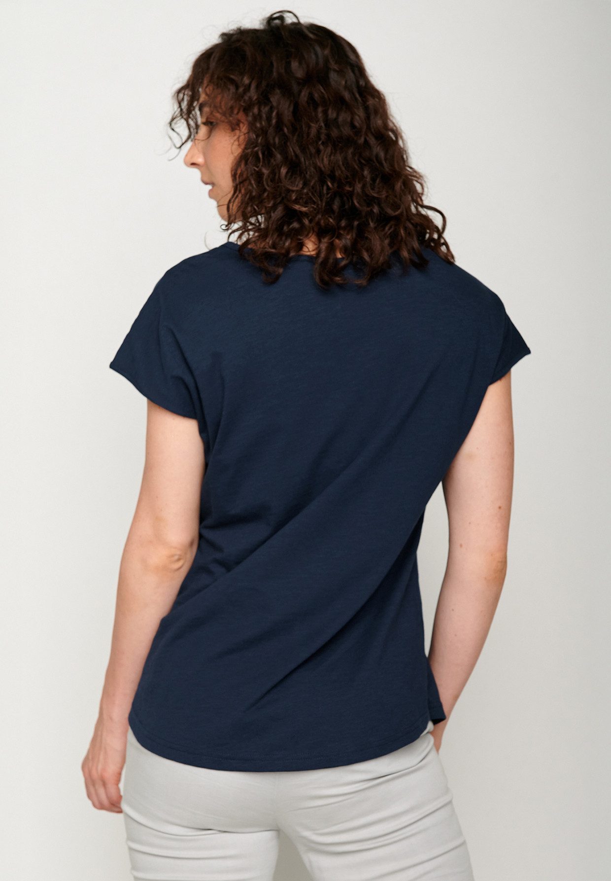 GreenBomb T-Shirt Cool Nature Contours Motiv Berge (1-tlg., 1) Rundhalsausschnitt, Bio-Baumwolle, GOTS Zertifiziert