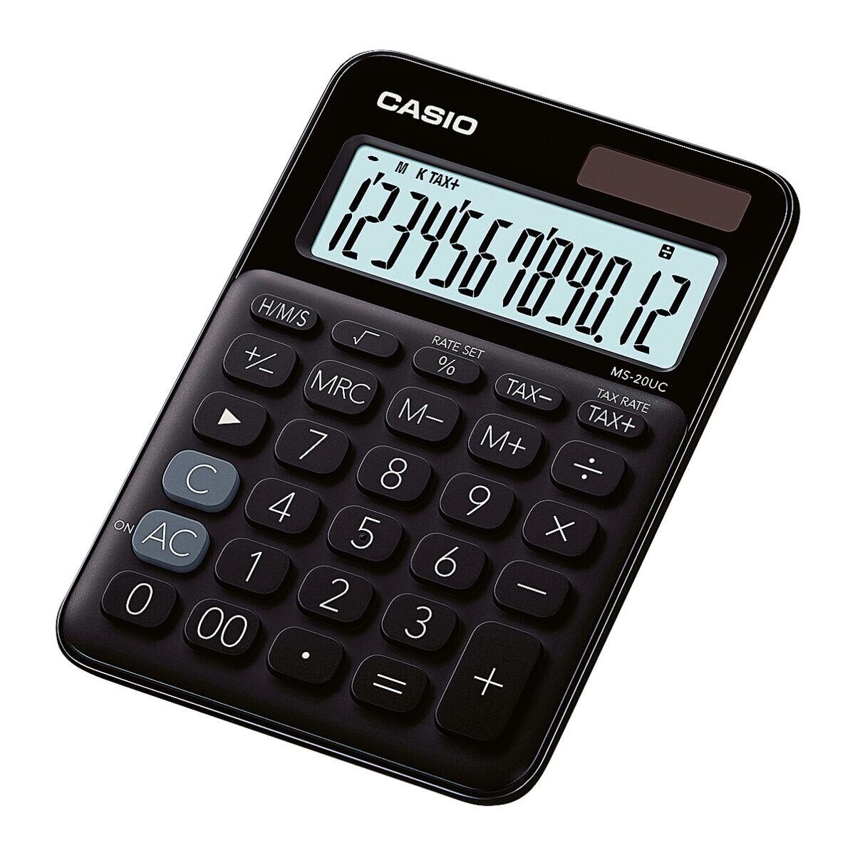 CASIO Taschenrechner MS-20UC, 12-stellig