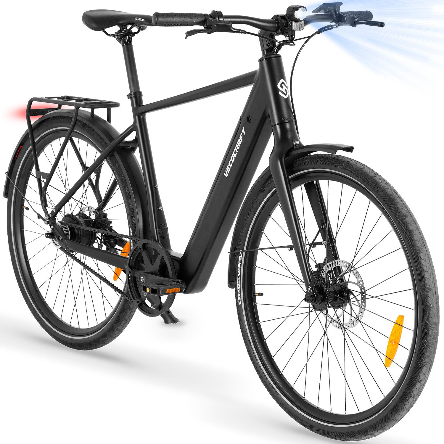 E-Bike Cityrad Pedelec Drehmomentsensor 36V 10.4AH Elektrofahrrad 45Nm LUNA NEO