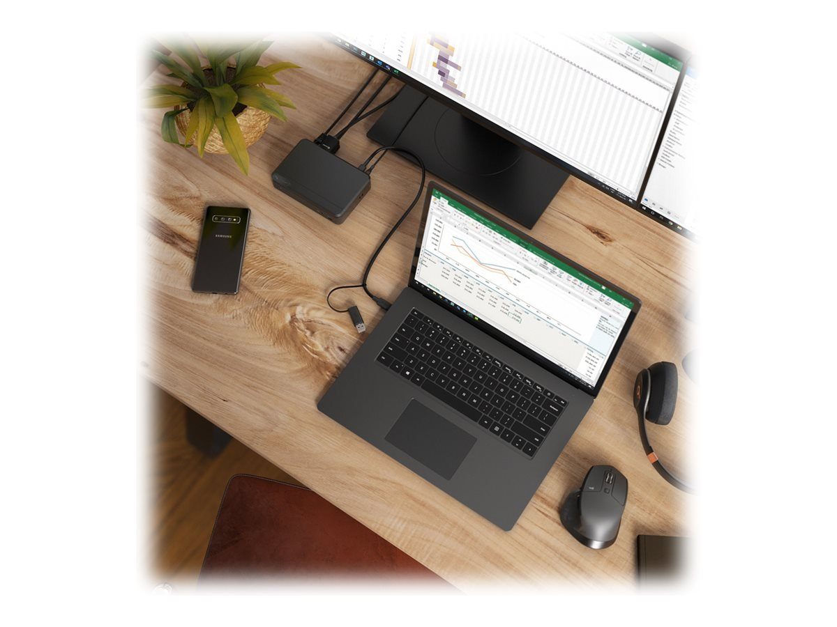 ALOGIC Laptop-Dockingstation ALOGIC Docking Station Universal Twin HD USB-C & USB-A schwarz