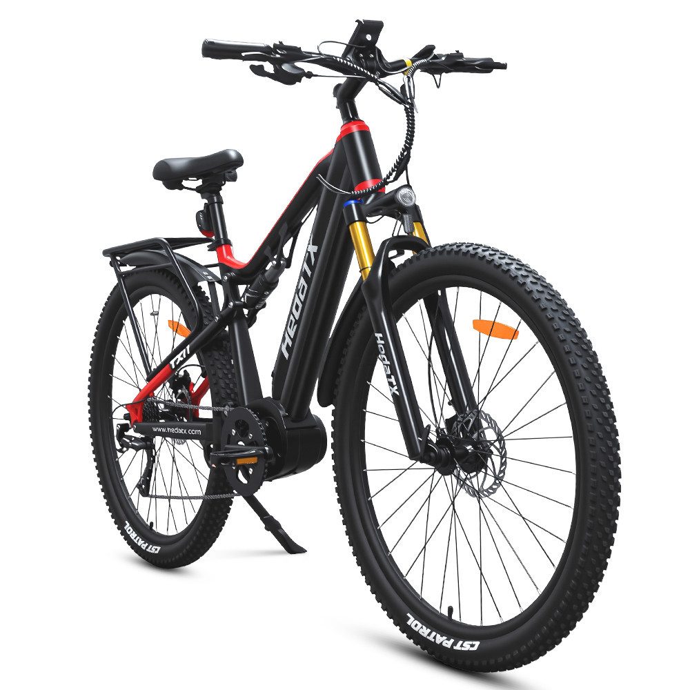 Vankel E-Bike Cityrad TX11 E-Fahrrad 720WH Damen u. Herren Pedelec, 48V 15AH 120 km, Kettenschaltung, Heckmotor, 720 Wh, (Beleuchtungsset mit Batterieladegerät, Batterieschlüssel, Werkzeug), E-MTB E-Bikes 250W Mittelmotor, 120km Reichweite, 27,5"
