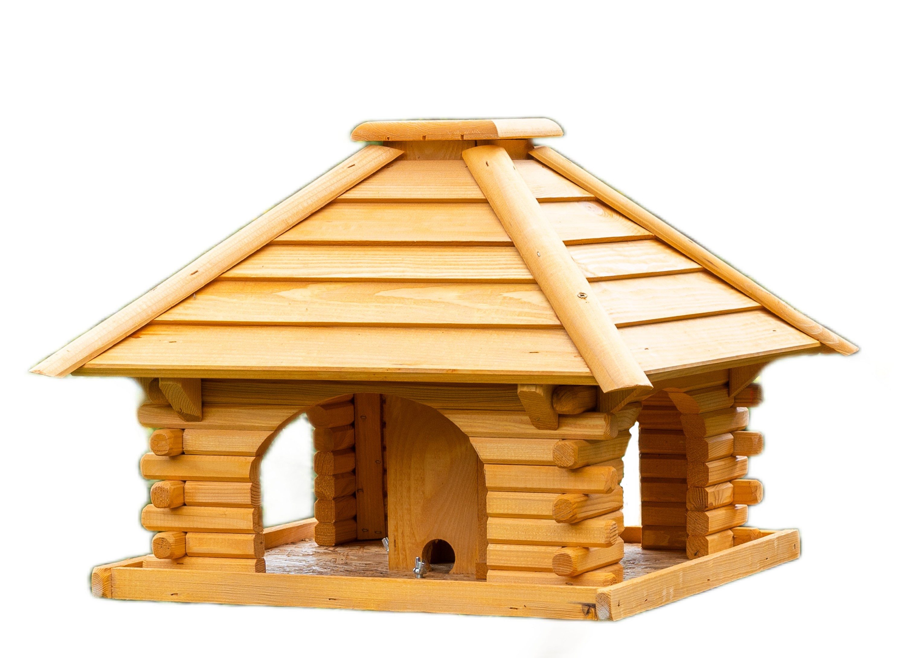 DSH DEKO SHOP HANNUSCH Vogelhaus massives Futterhaus/Vogelhaus +++imprägniert+++ V20
