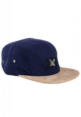 Blackskies Snapback Cap Port Royale 5-Panel Cap - Blau-Suede