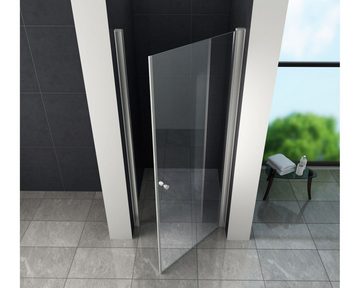 Home Systeme Dusch-Einflügeltür KYLIAN Nischentür Duschkabine Dusche Duschwand Duschtür Glastür ESG, 75x190 cm