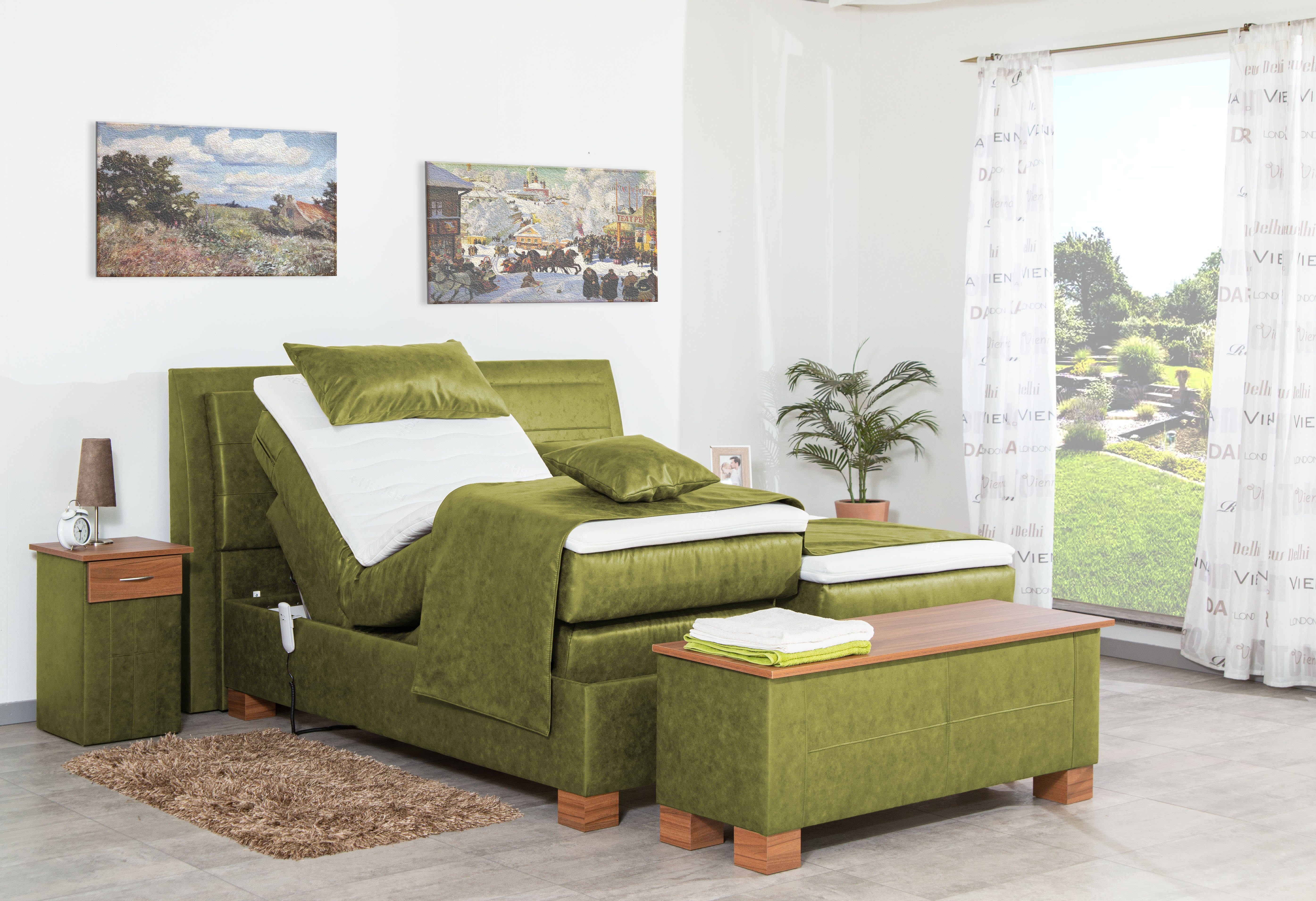 Meisterbetten Boxspringbett Like (mit Motor, 7-Zonen günstig online kaufen